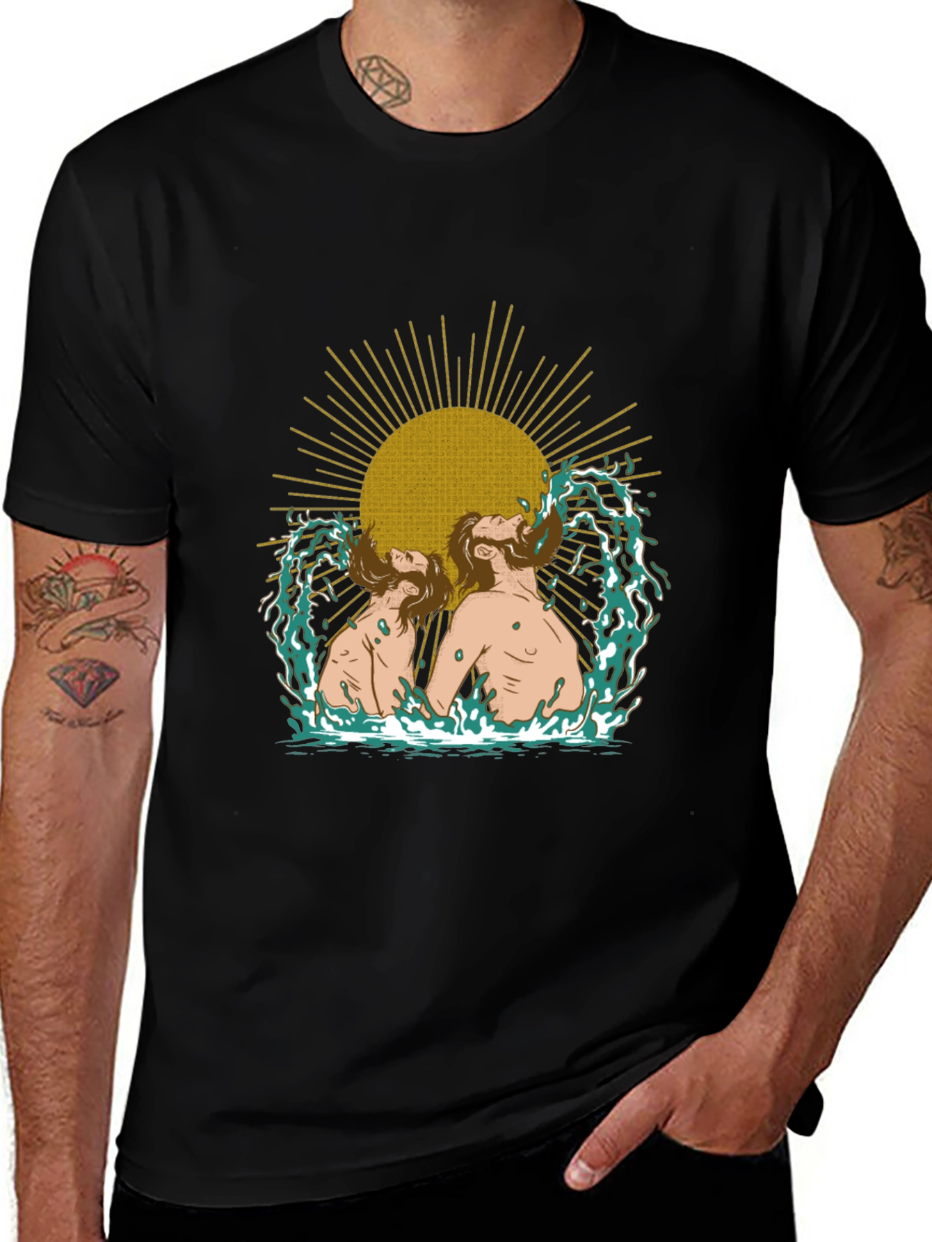 Sun Kissed Mens Graphic Tee