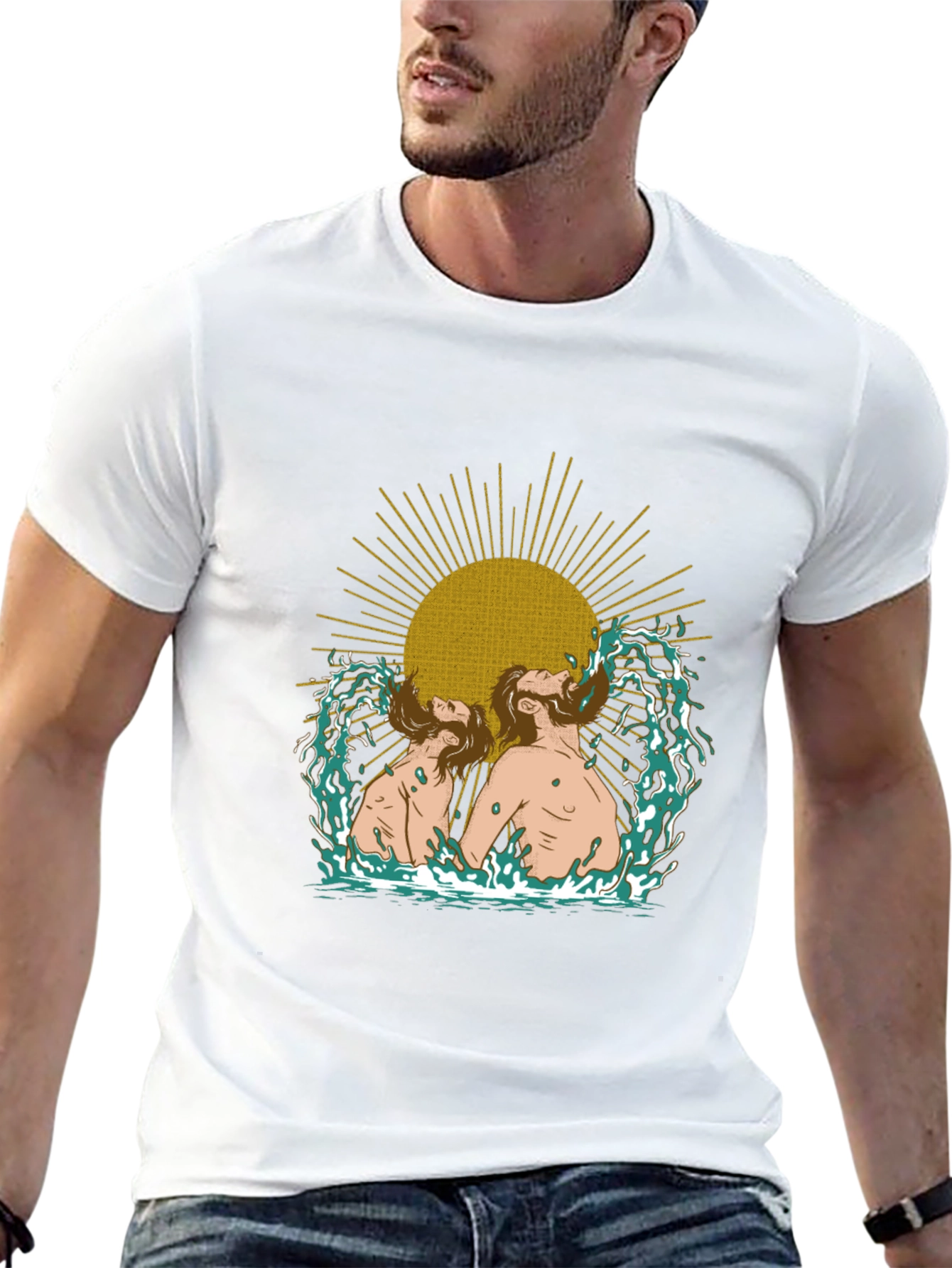 Sun Kissed Mens Graphic Tee