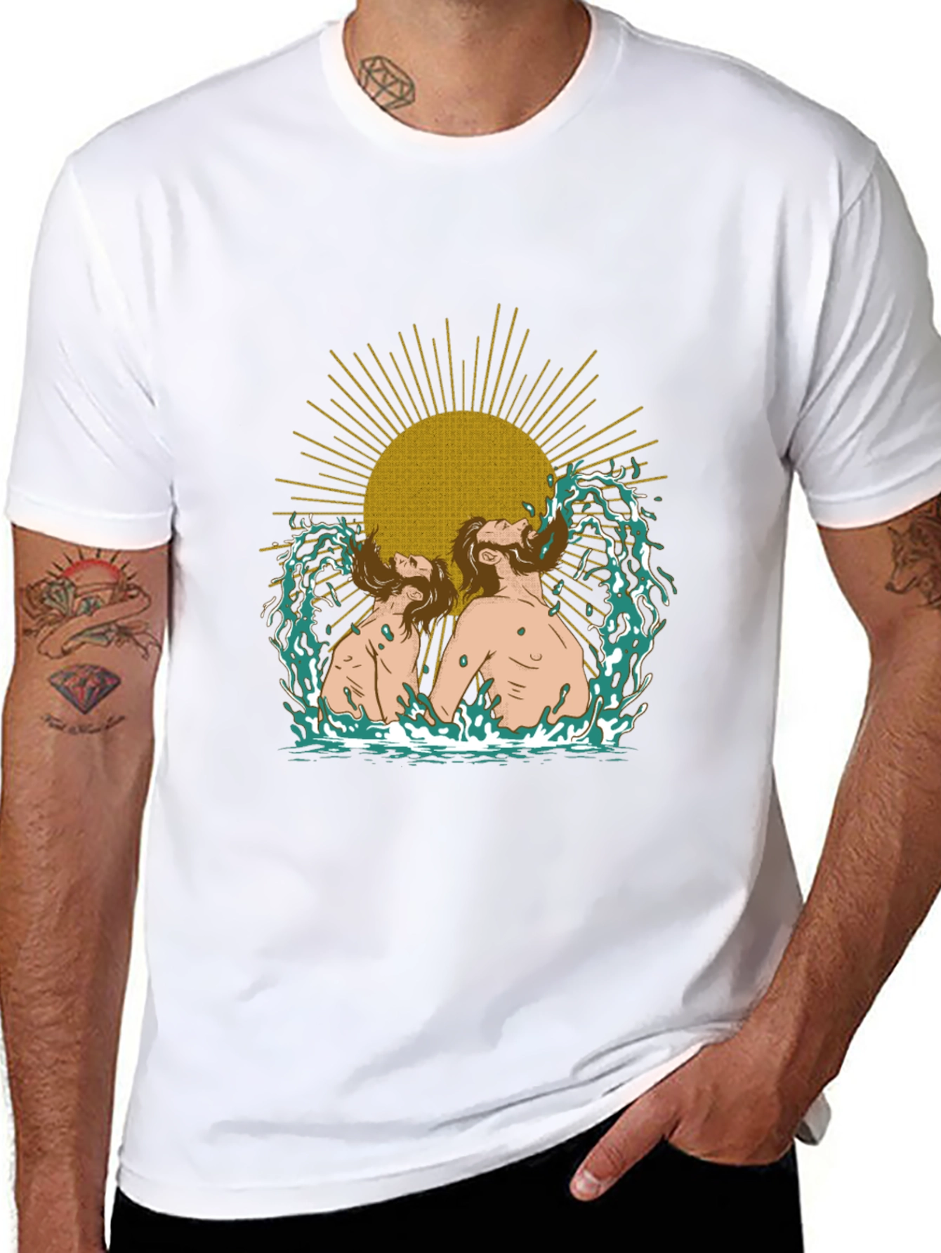 Sun Kissed Mens Graphic Tee