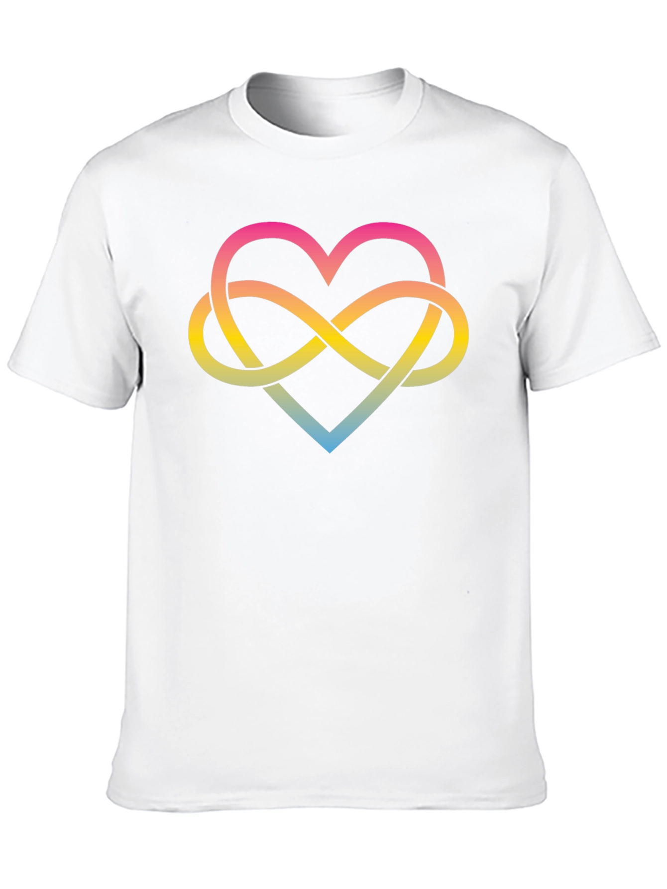 Infinity Heart Graphic Tee - Black