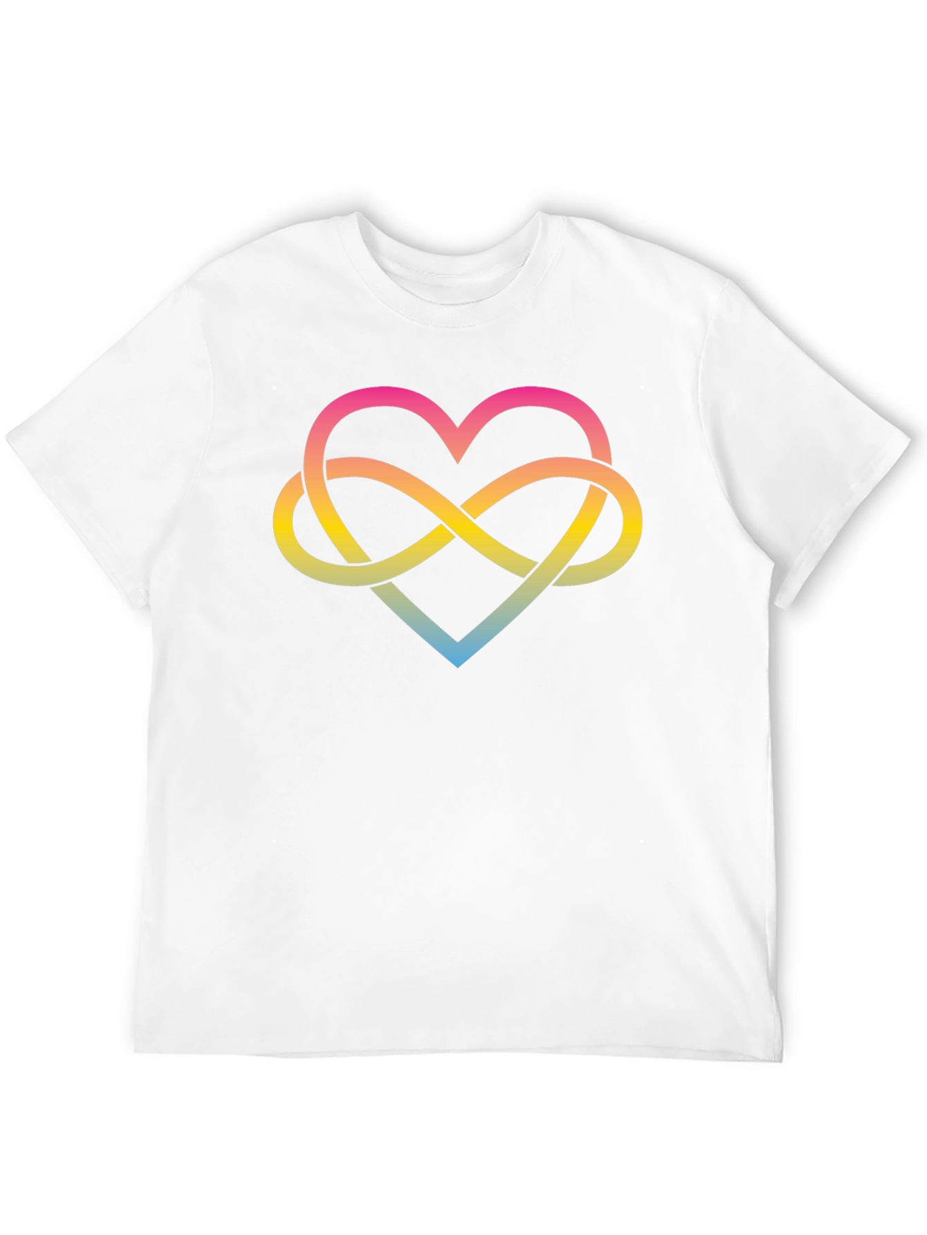 Infinity Heart Graphic Tee - Black