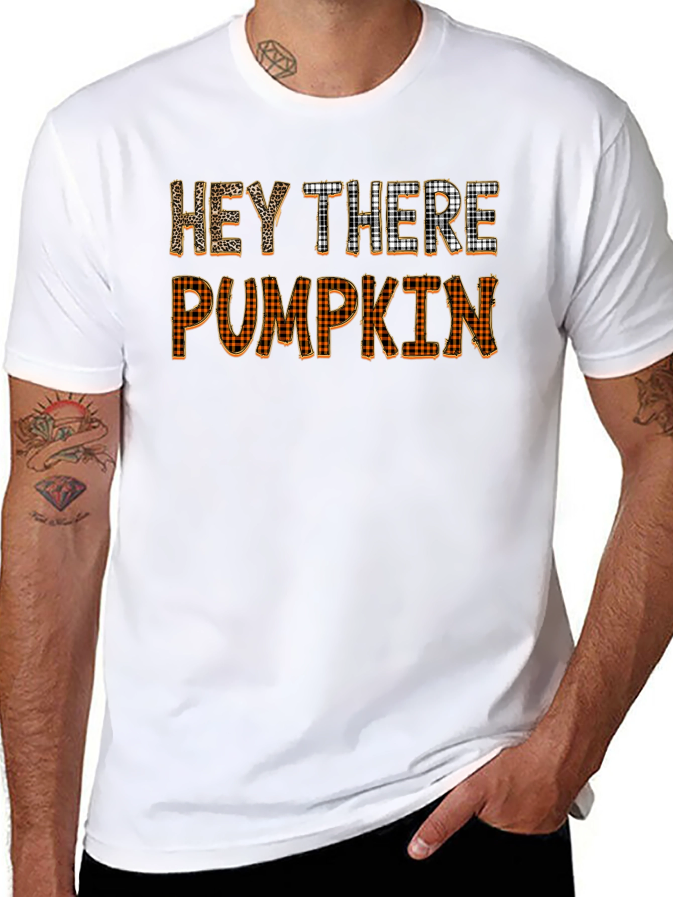 Hey There Pumpkin Graphic Tee - Fall T-Shirt