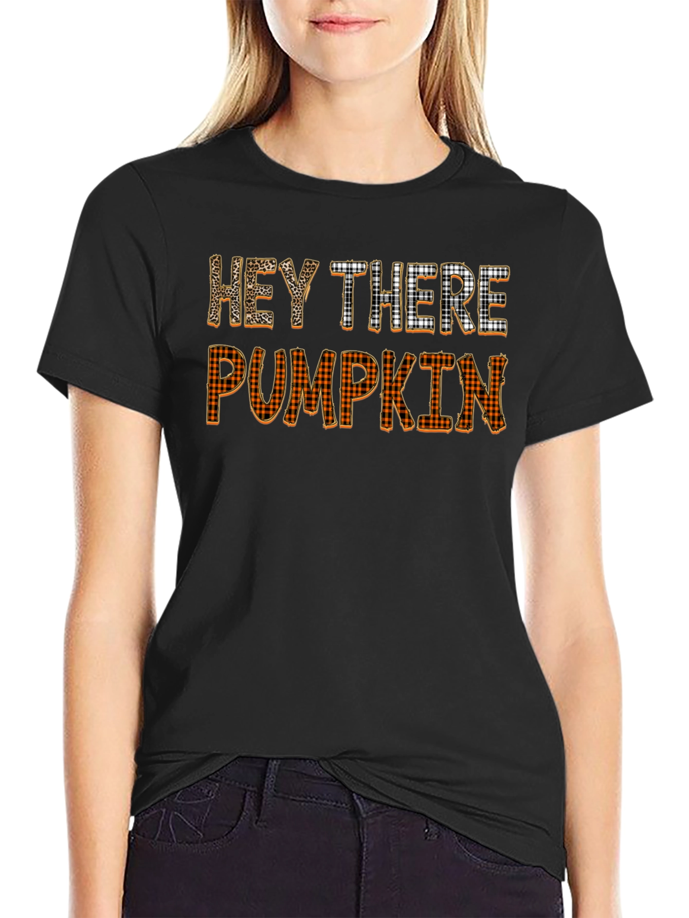 Hey There Pumpkin Graphic Tee - Fall T-Shirt