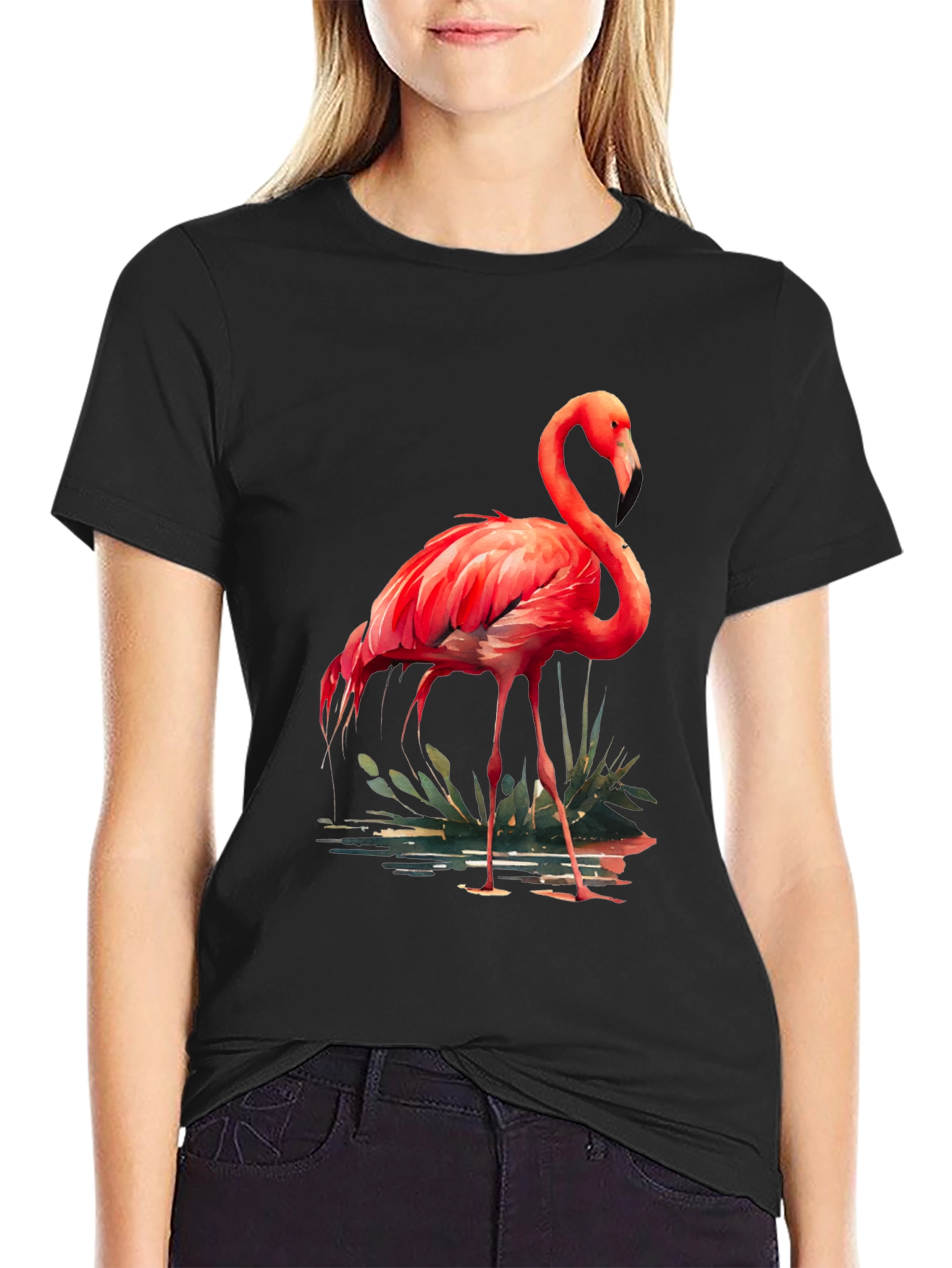 Flamingo Graphic Tee - Stylish Mens T-Shirt