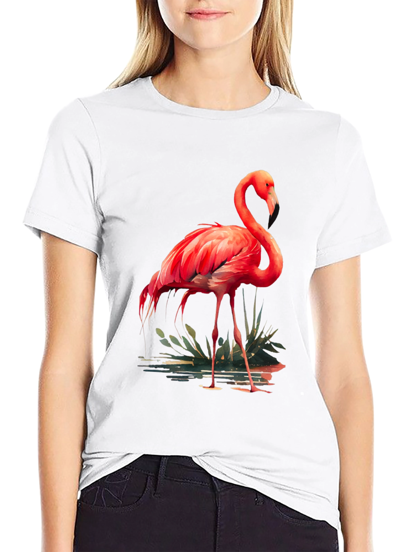 Flamingo Graphic Tee - Stylish Mens T-Shirt