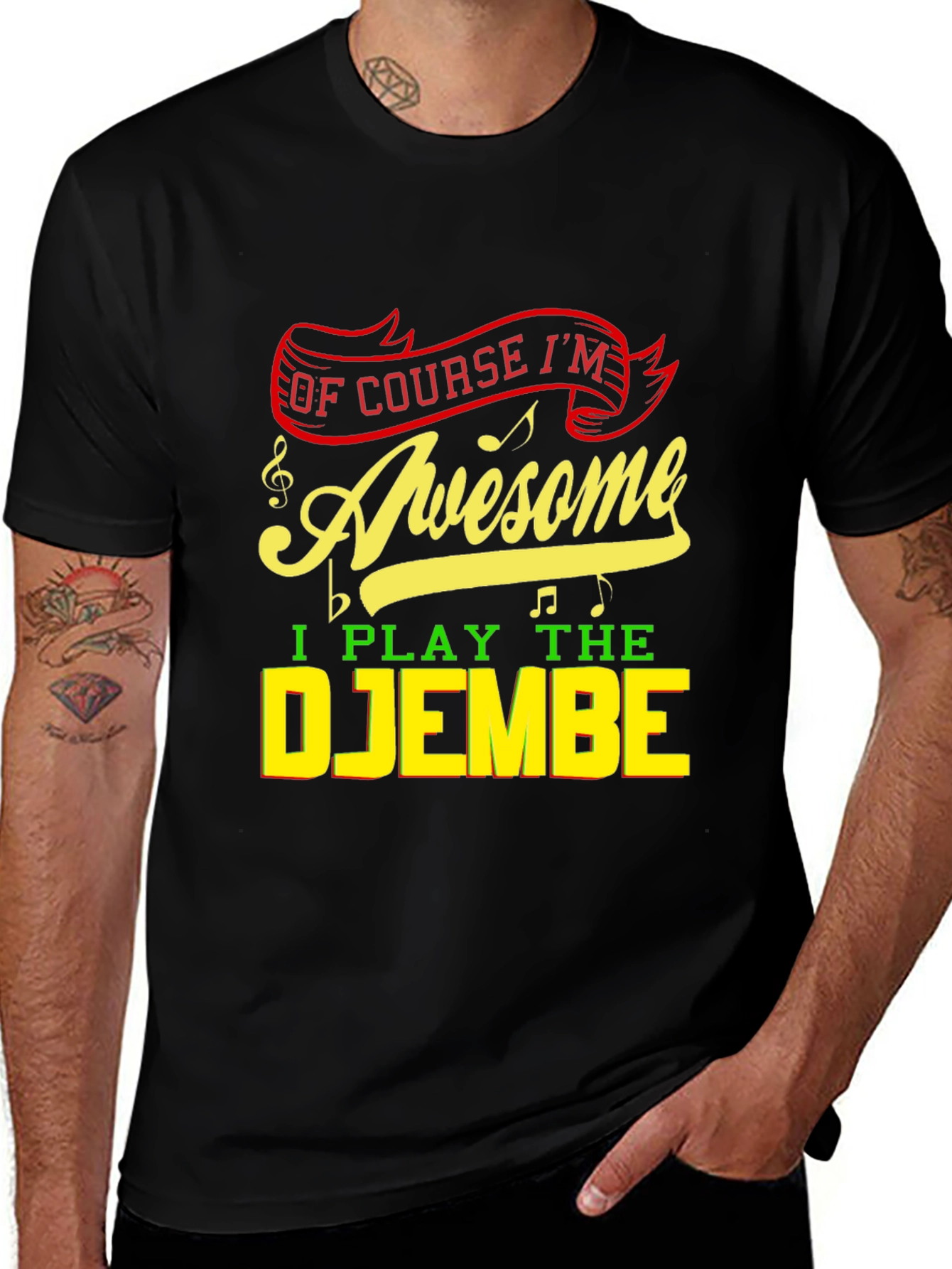 Awesome Djembe Player T-Shirt