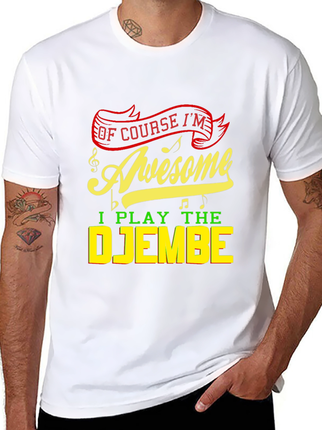 Awesome Djembe Player T-Shirt
