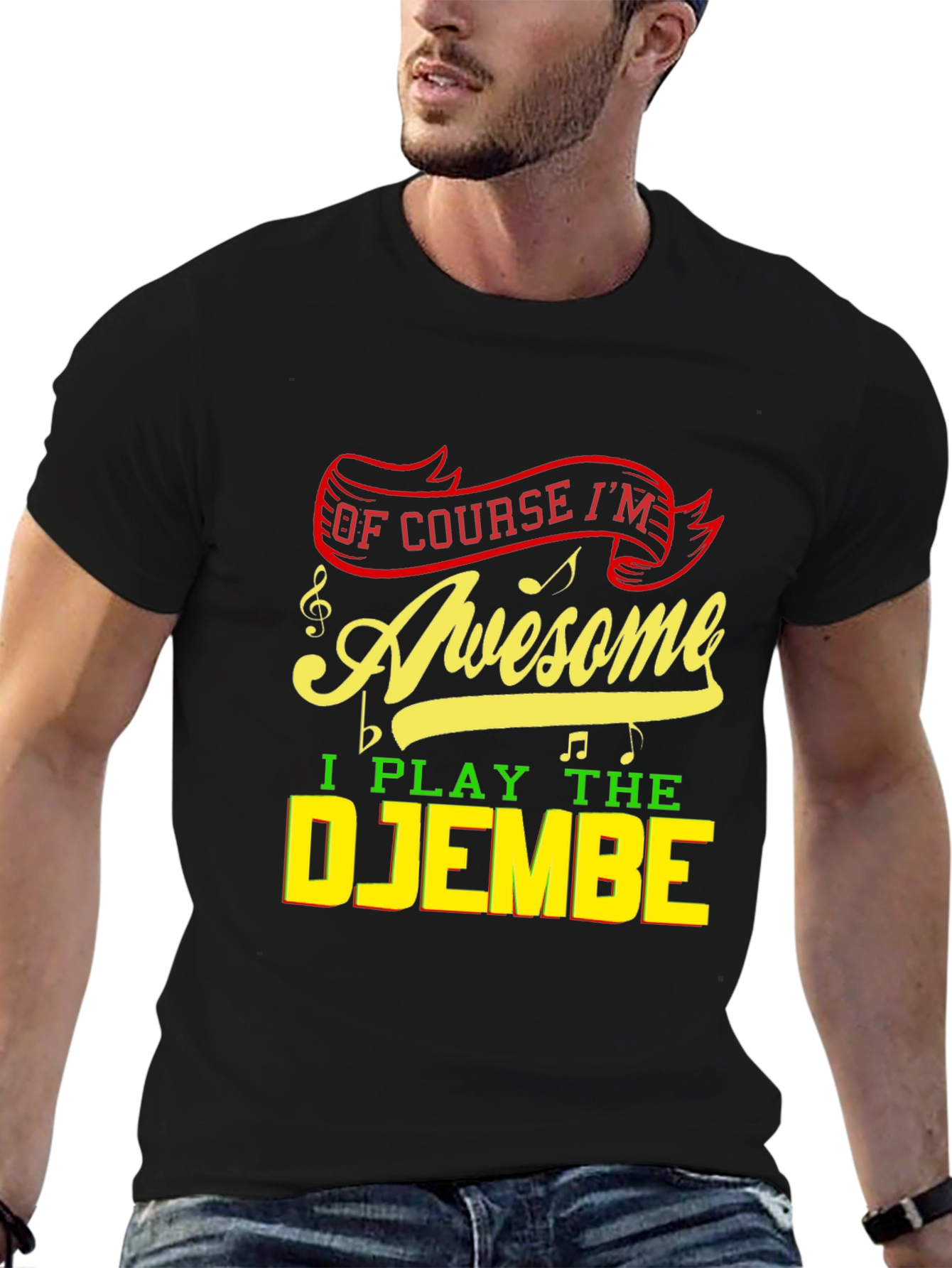 Awesome Djembe Player T-Shirt