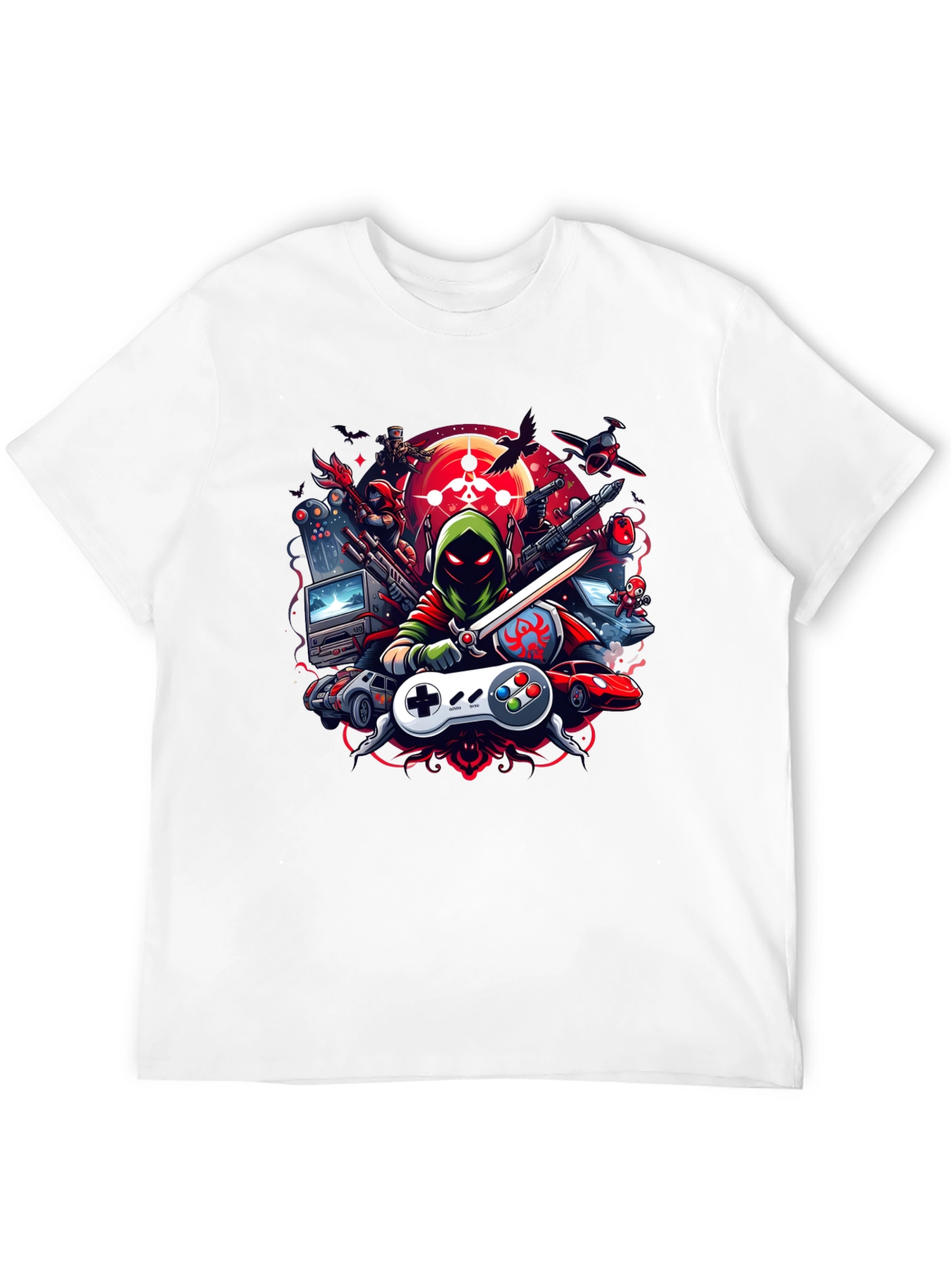 Gamer Graphic Tee - Retro Gaming T-Shirt