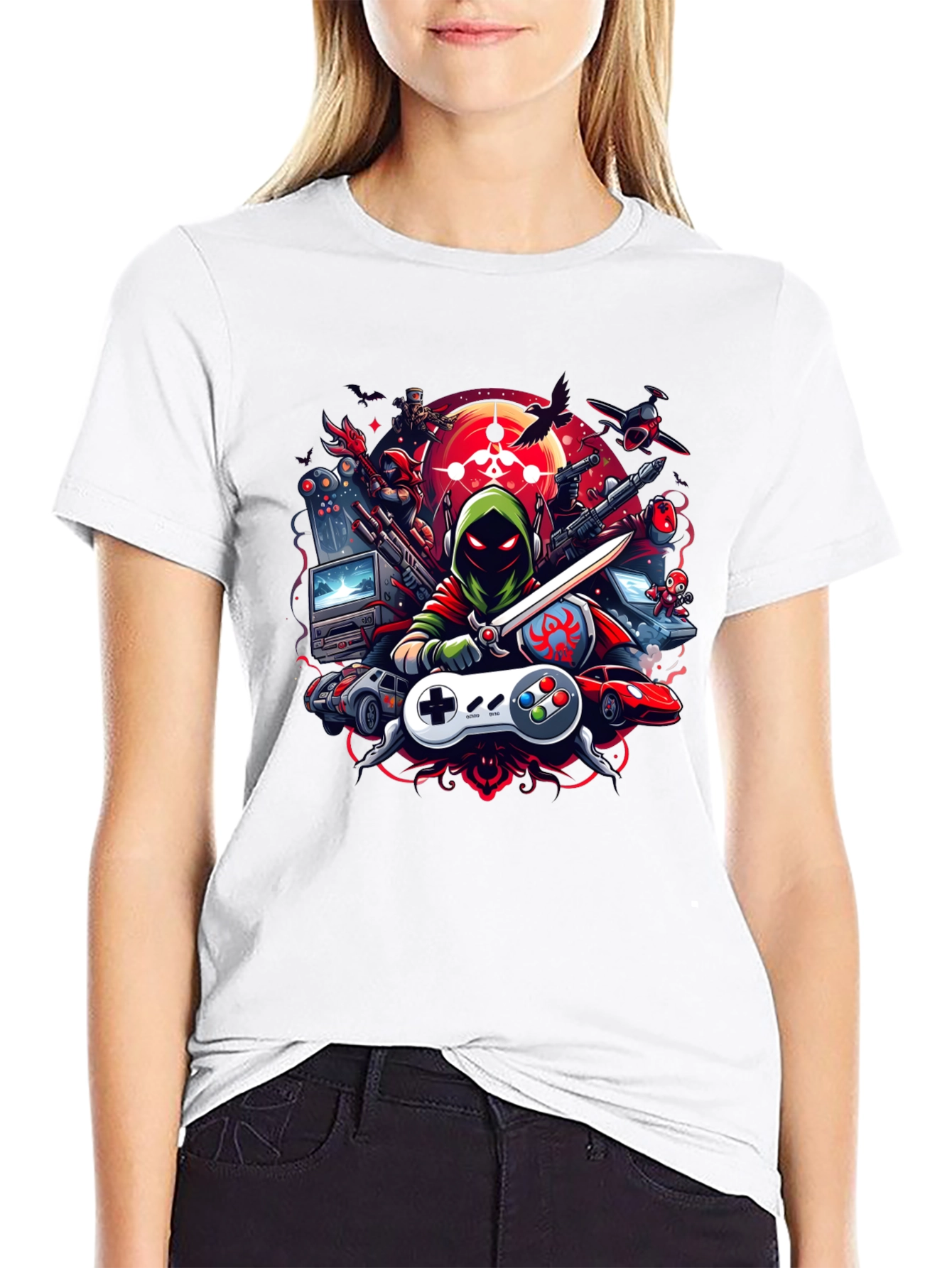 Gamer Graphic Tee - Retro Gaming T-Shirt