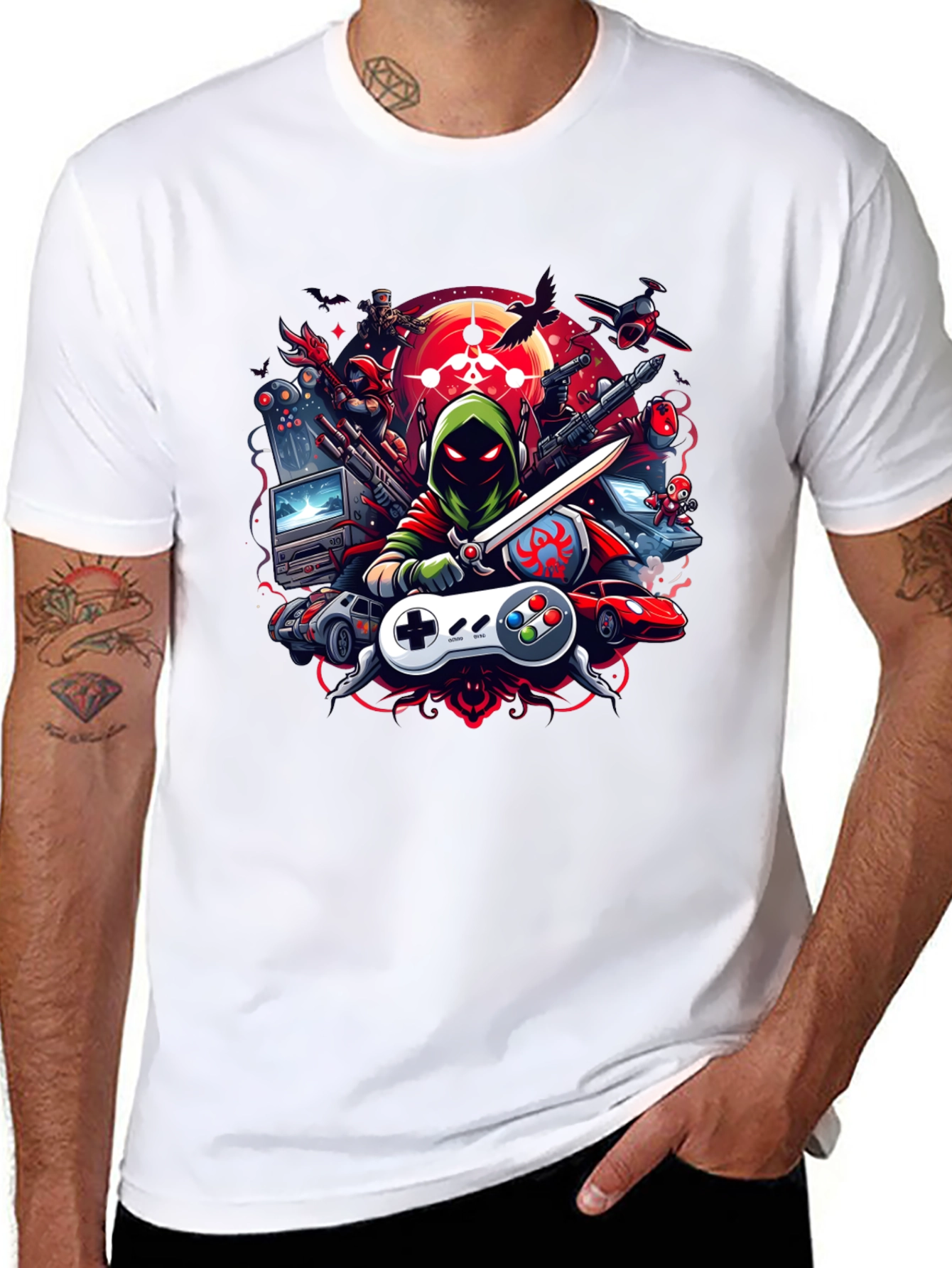 Gamer Graphic Tee - Retro Gaming T-Shirt