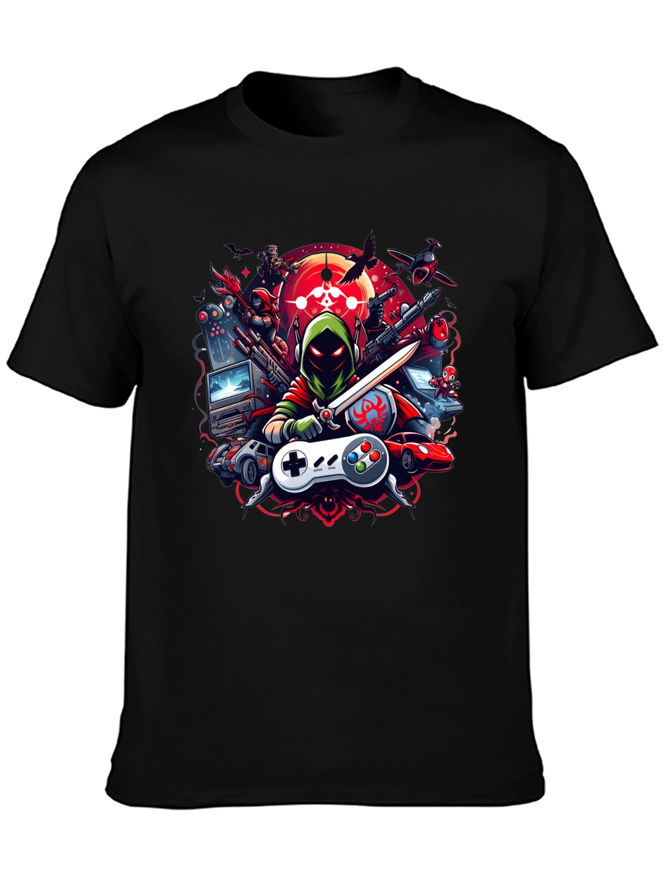 Gamer Graphic Tee - Retro Gaming T-Shirt