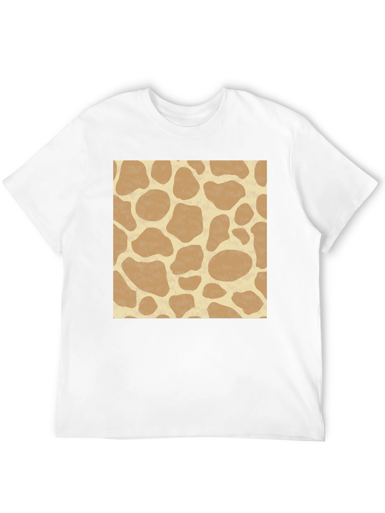 Giraffe Print Tee - Modern Casual