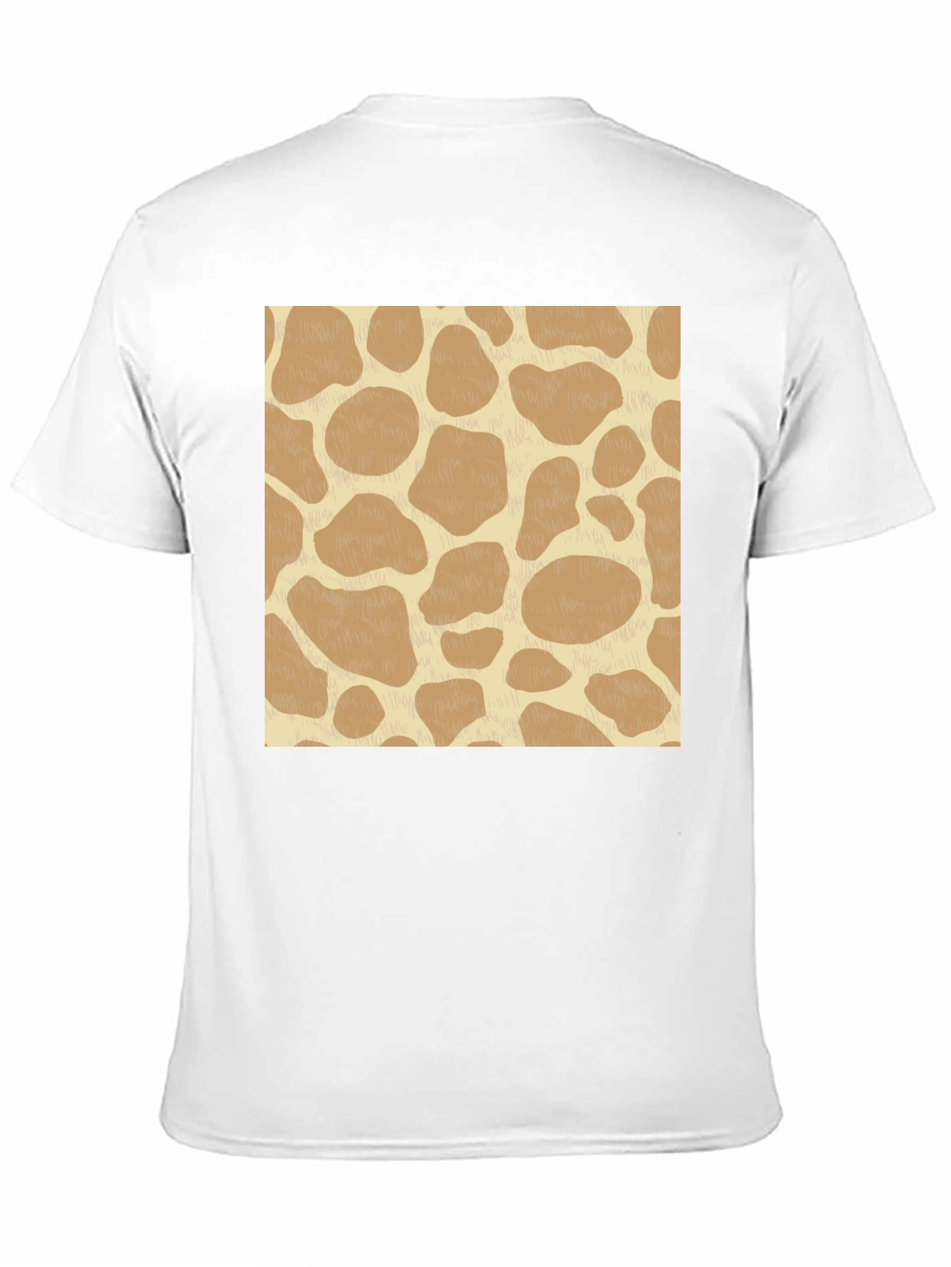 Giraffe Print Tee - Modern Casual