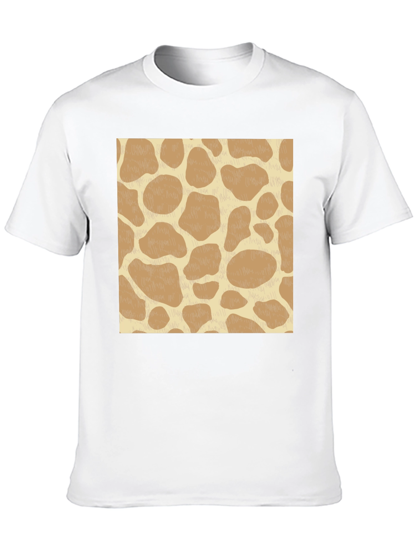 Giraffe Print Tee - Modern Casual