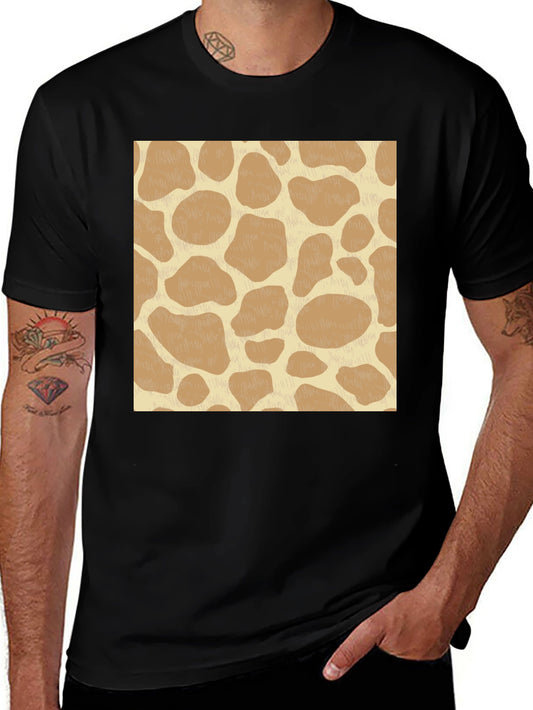 Giraffe Print Tee - Modern Casual