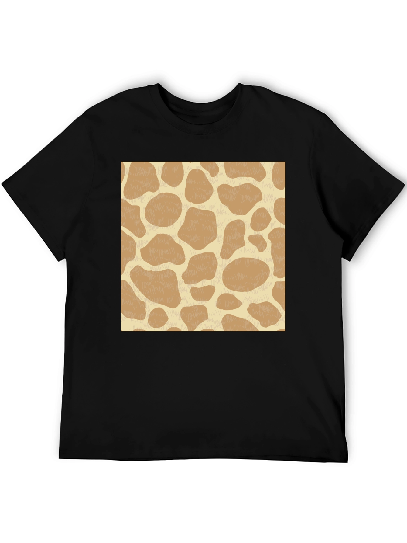 Giraffe Print Tee - Modern Casual