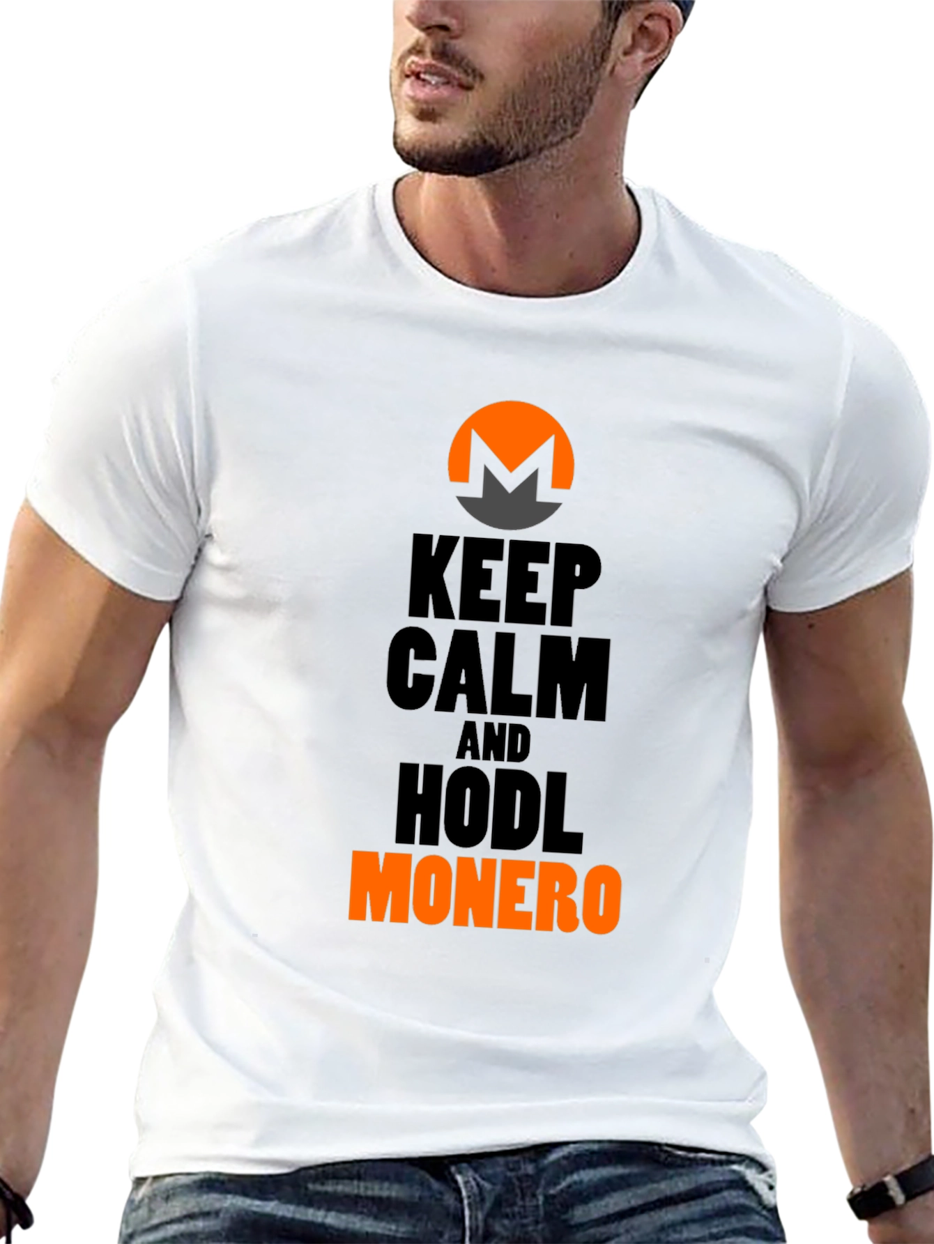 Keep Calm and Hodl Monero Crypto T-Shirt