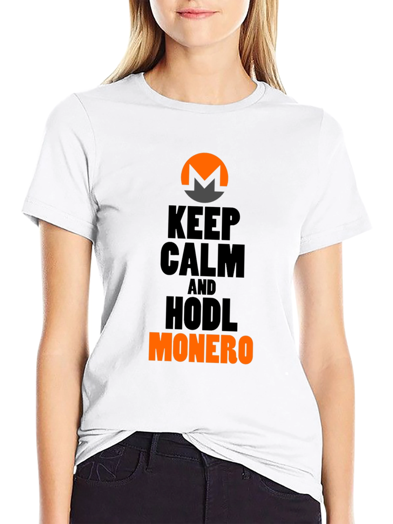 Keep Calm and Hodl Monero Crypto T-Shirt
