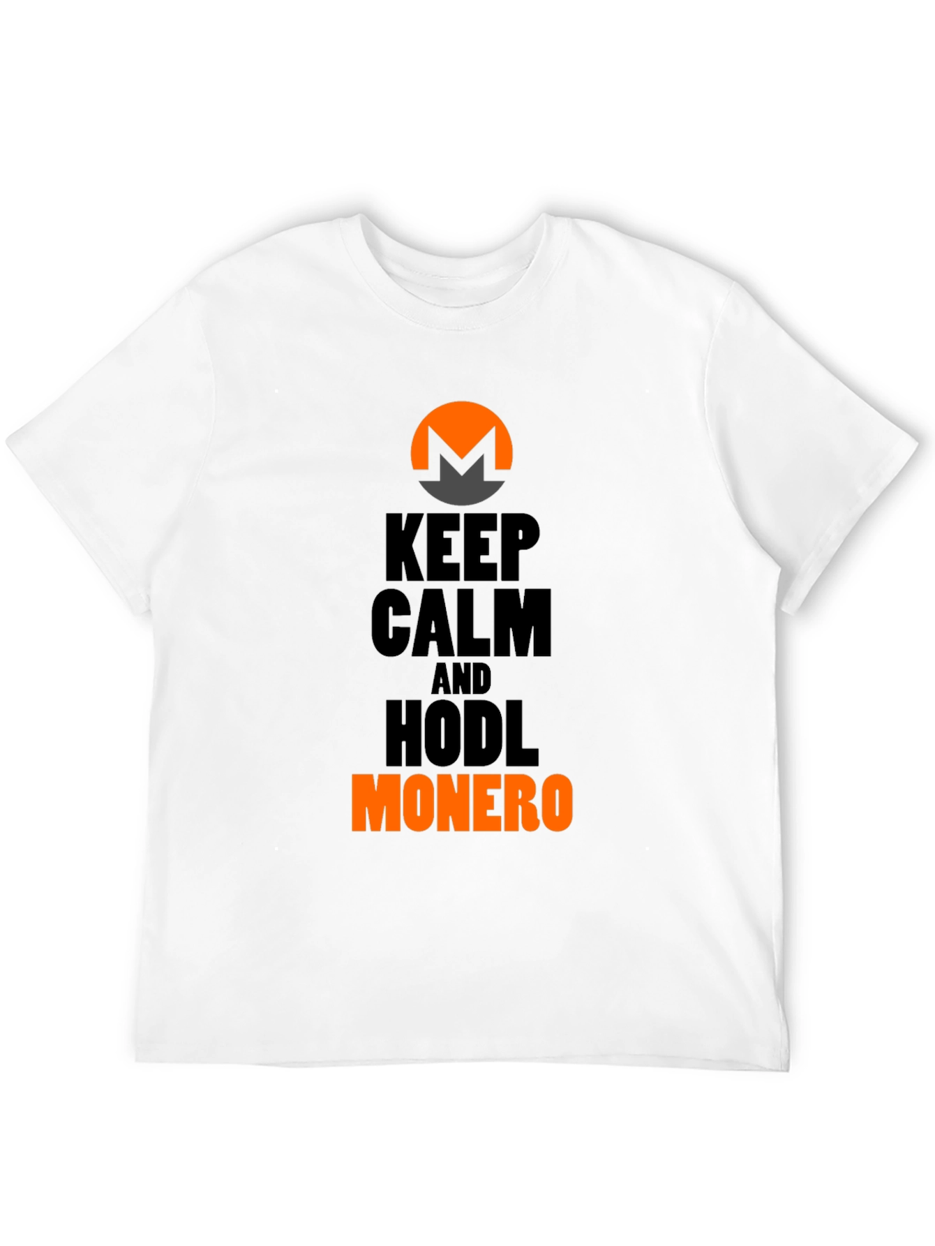 Keep Calm and Hodl Monero Crypto T-Shirt