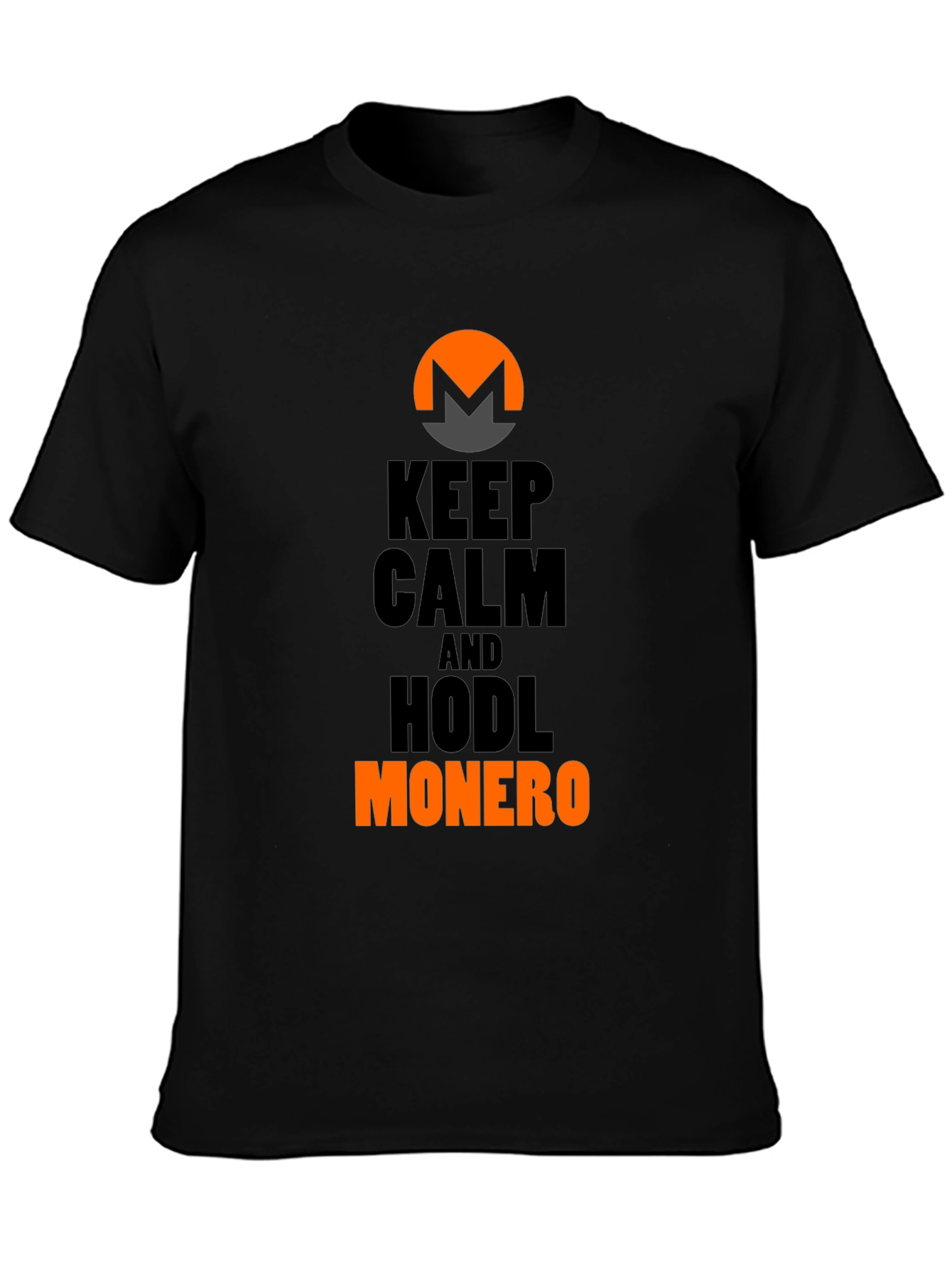 Keep Calm and Hodl Monero Crypto T-Shirt