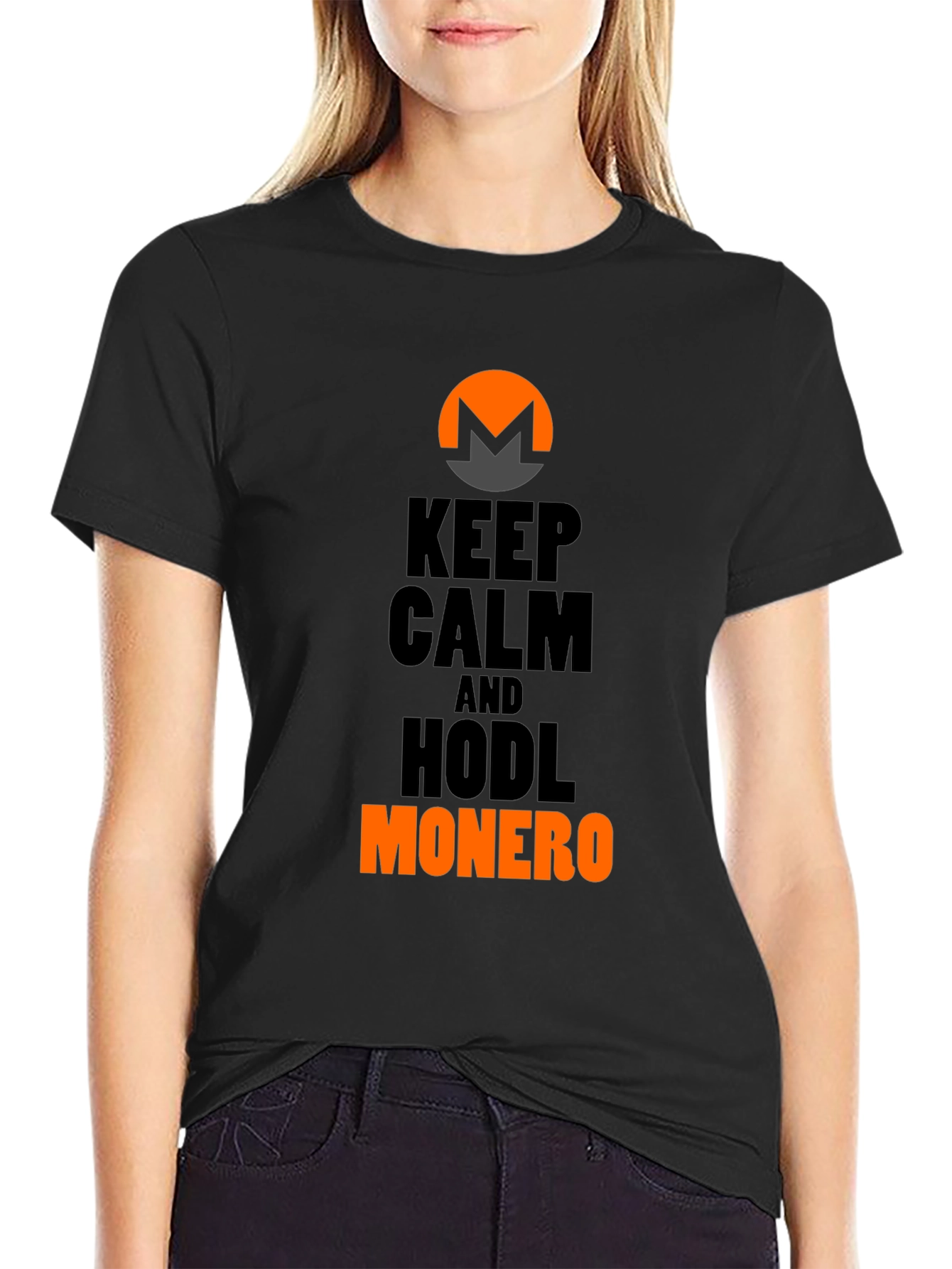 Keep Calm and Hodl Monero Crypto T-Shirt
