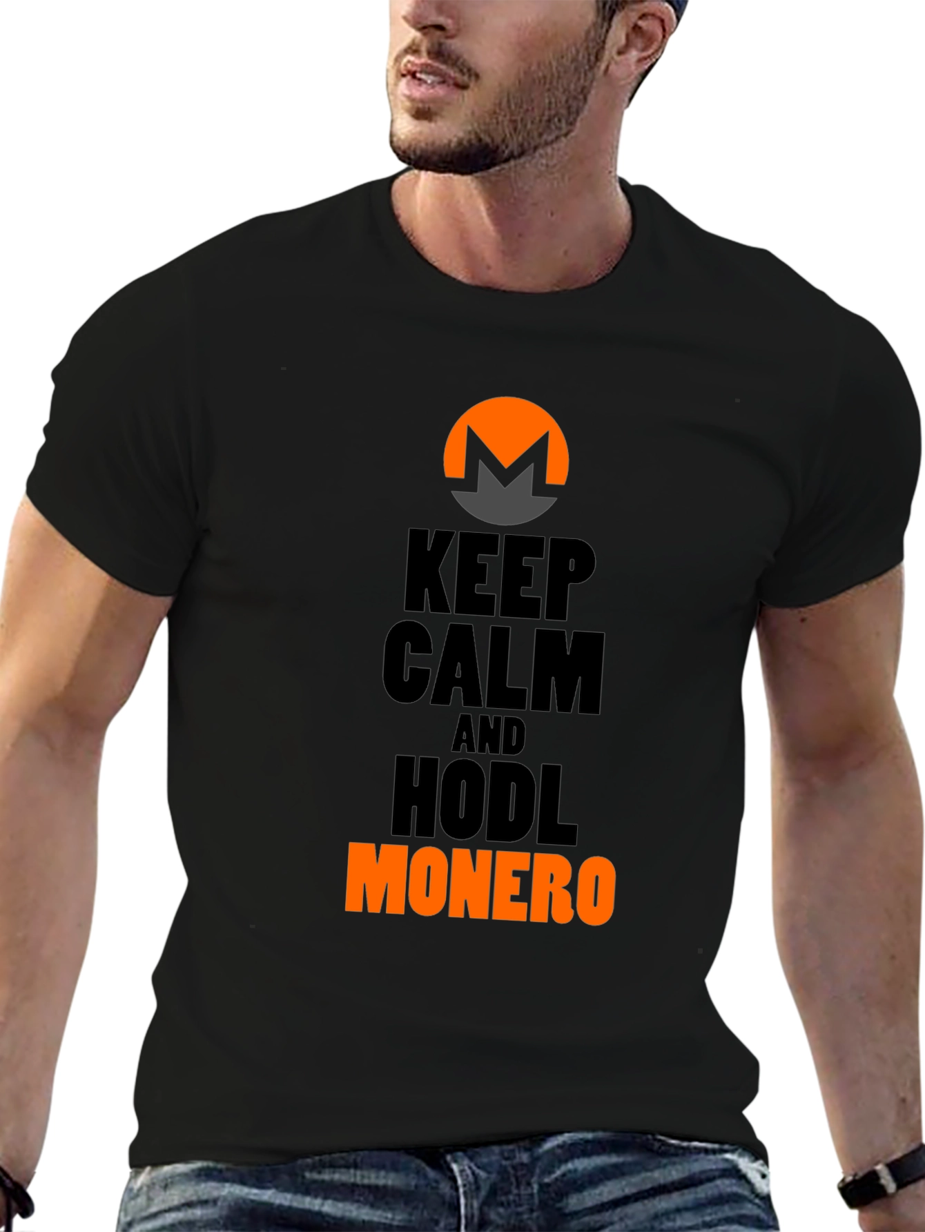 Keep Calm and Hodl Monero Crypto T-Shirt
