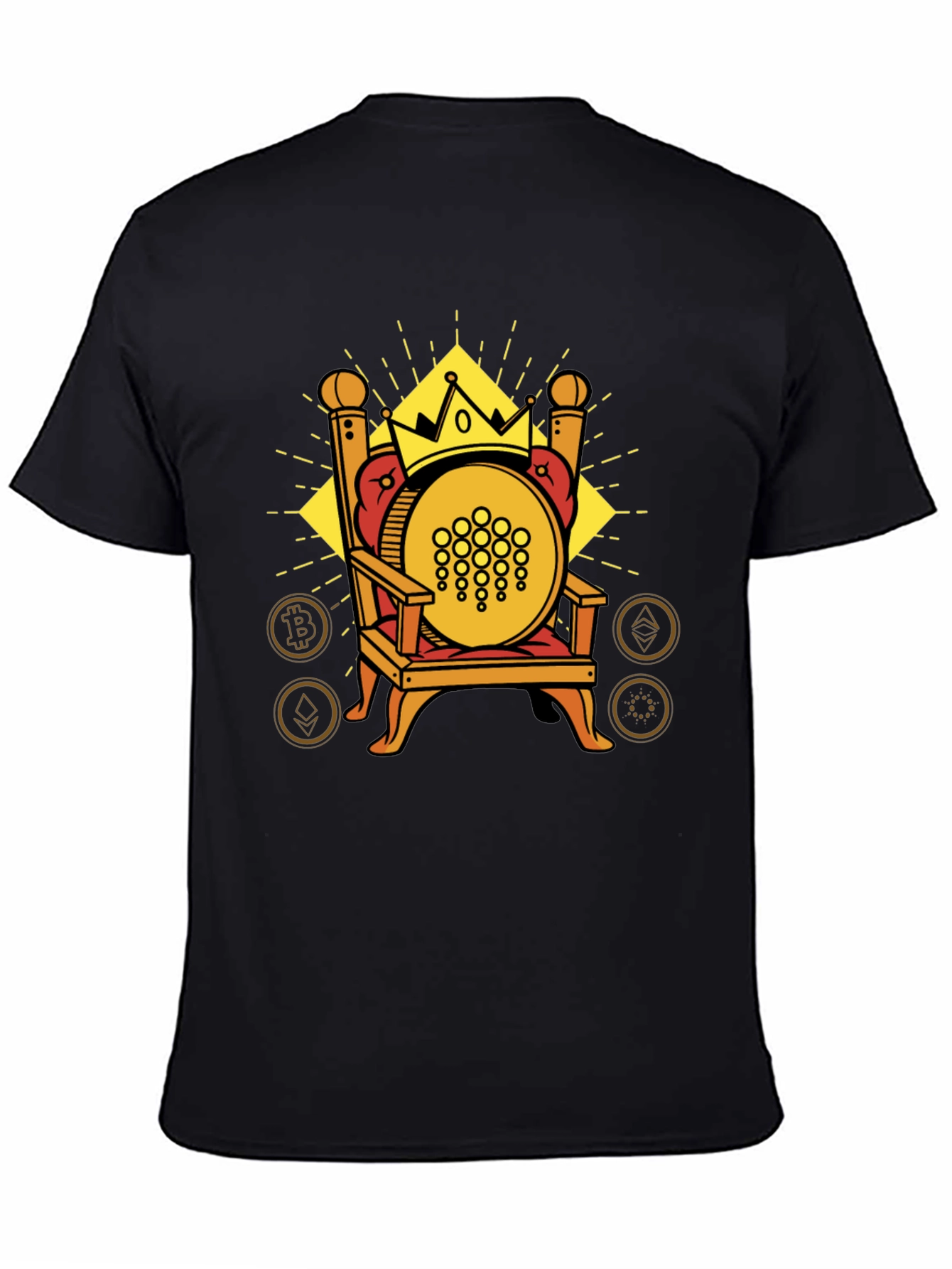 Crypto King Tee - IOTA on Throne