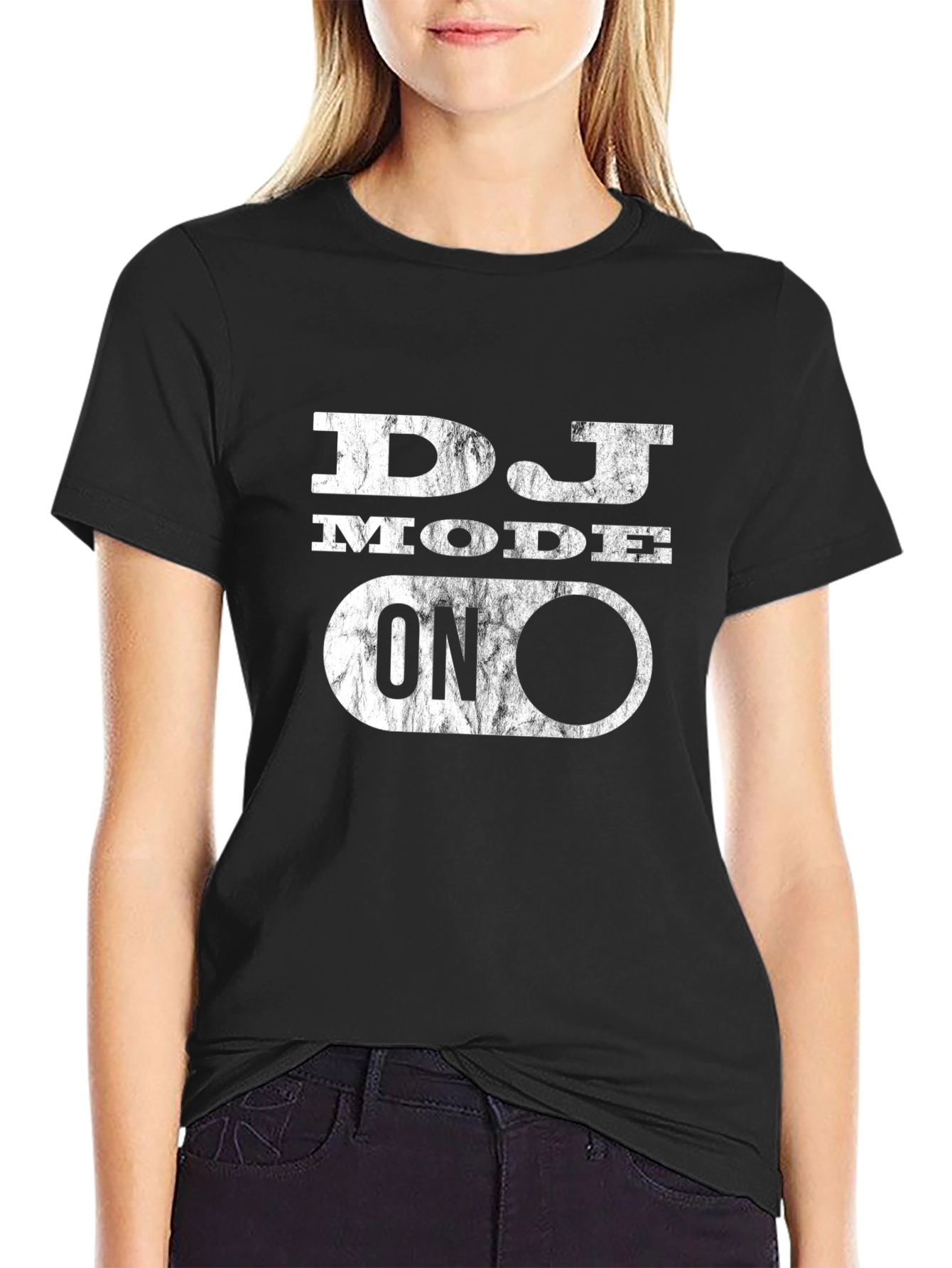 DJ Mode On Black T-Shirt | Music Lover Apparel