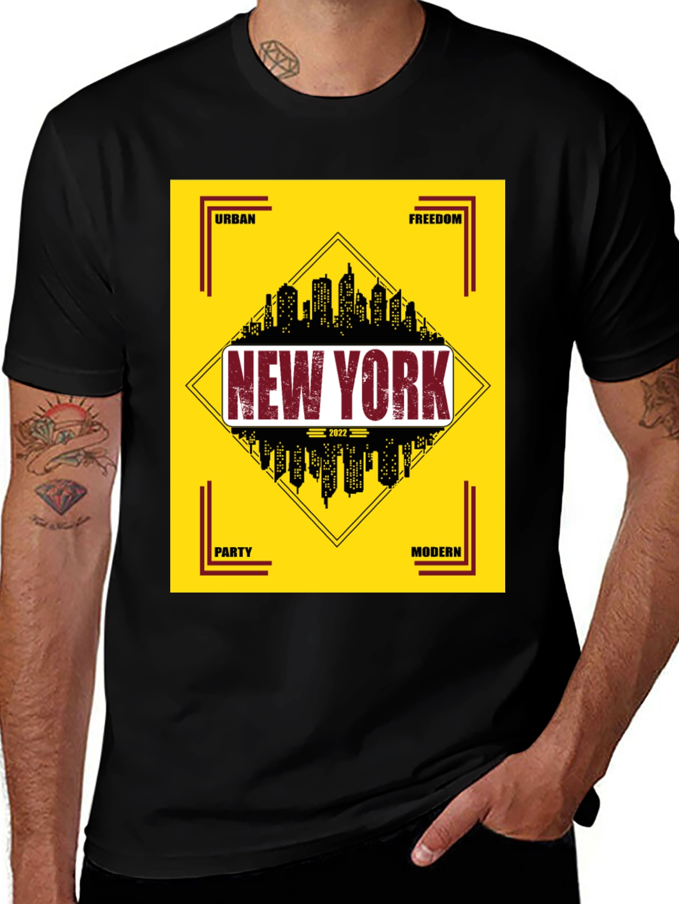New York Cityscape Graphic Tee