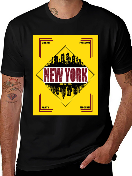 New York Cityscape Graphic Tee