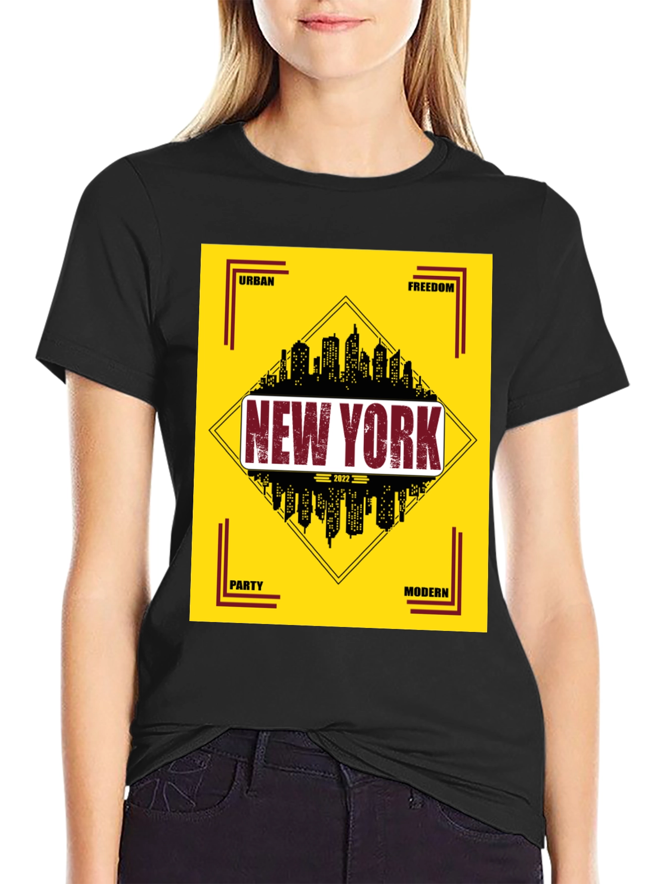 New York Cityscape Graphic Tee