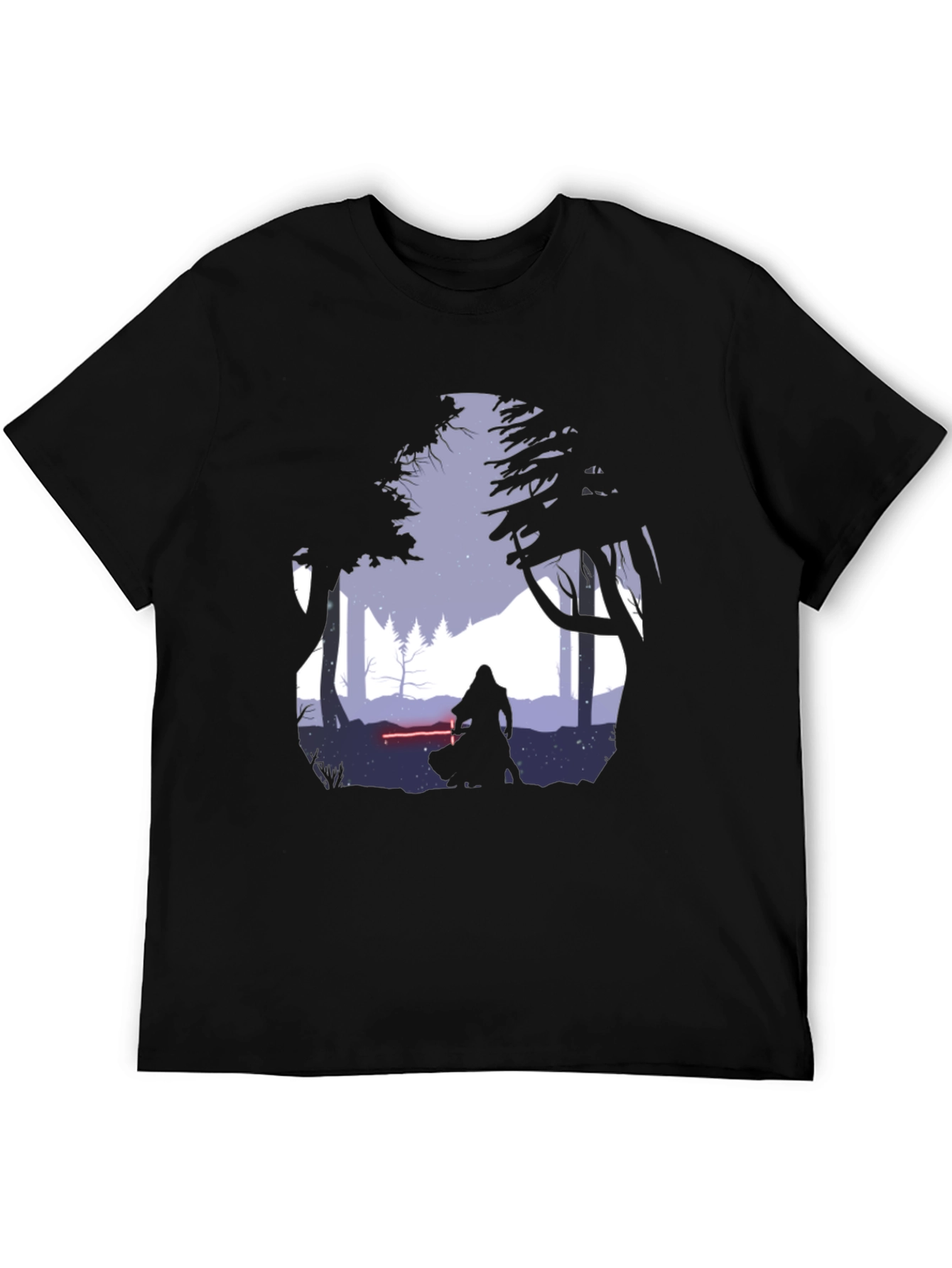 Silhouette Warrior Graphic T-Shirt