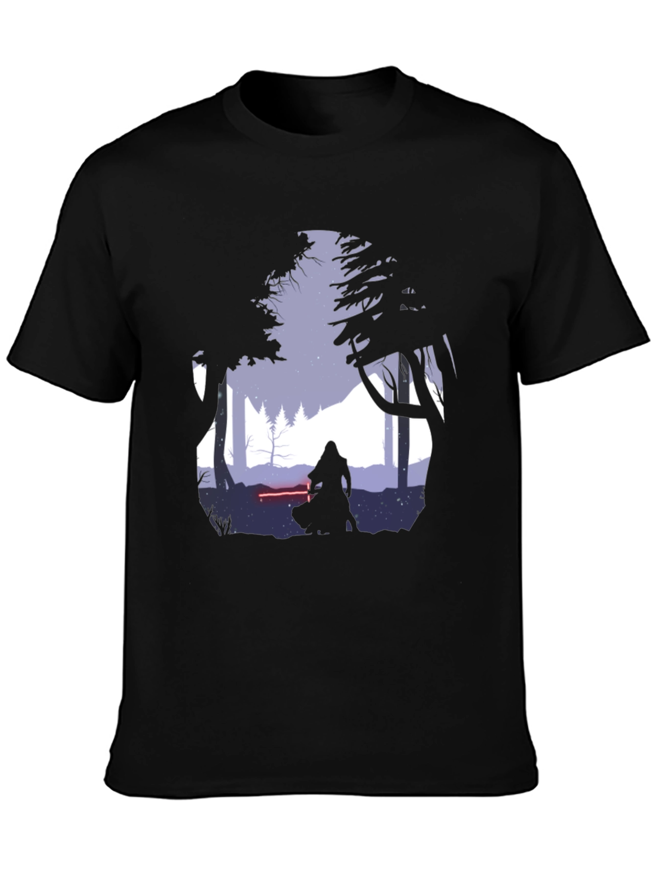 Silhouette Warrior Graphic T-Shirt
