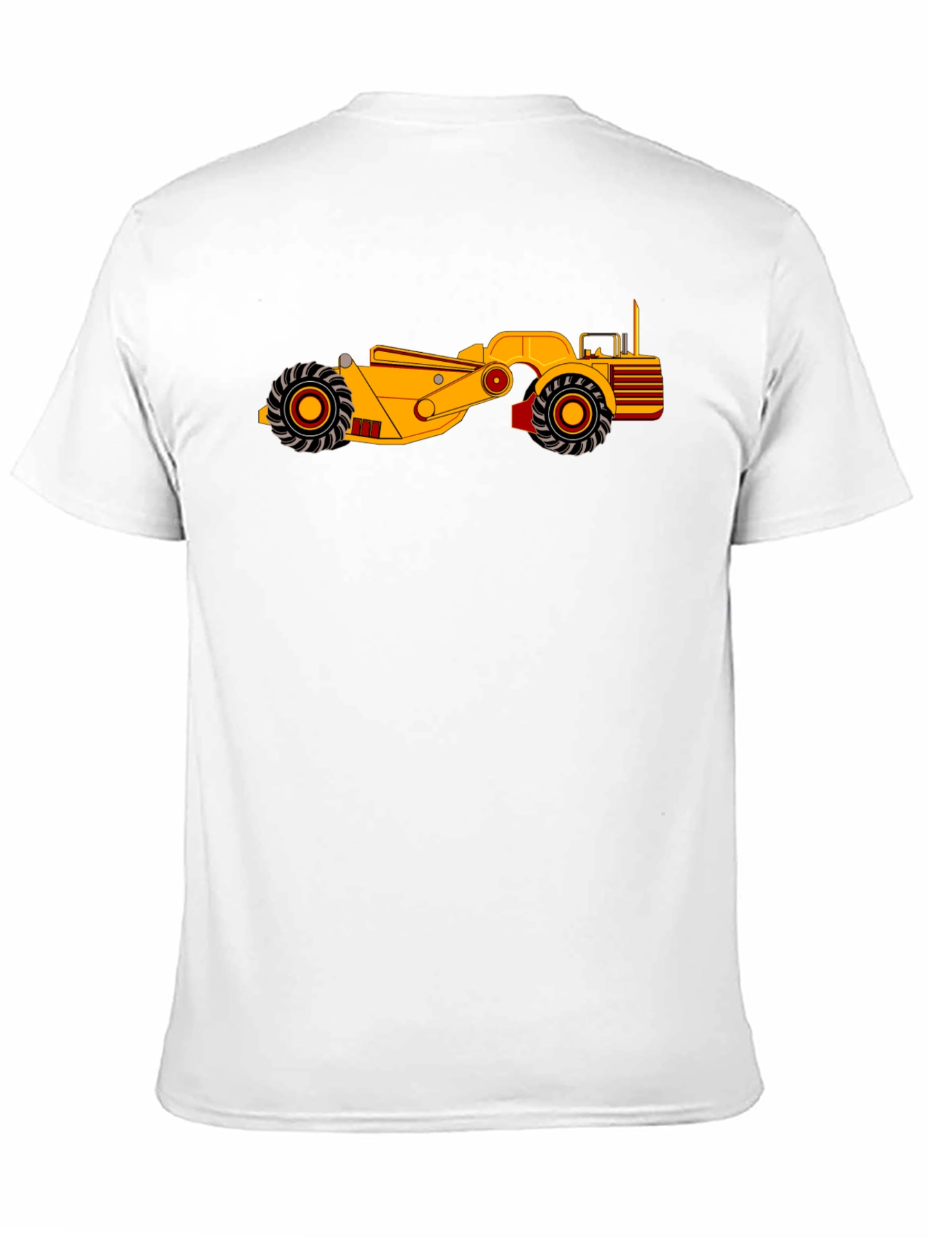 Cool Construction Vehicle Graphic Tee - Black