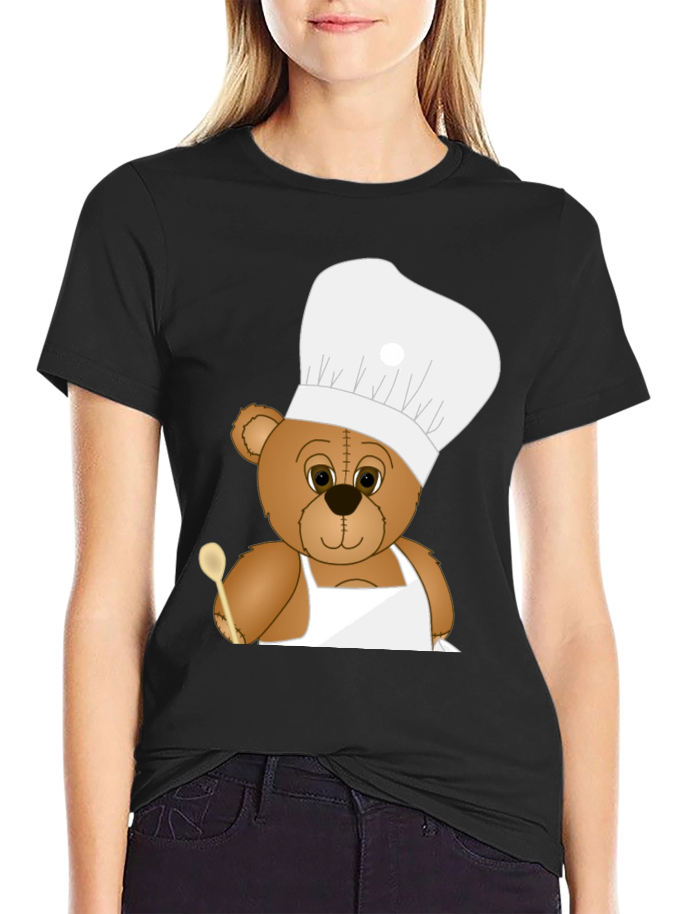 Chef Bear T-Shirt - Cute Cartoon Cook