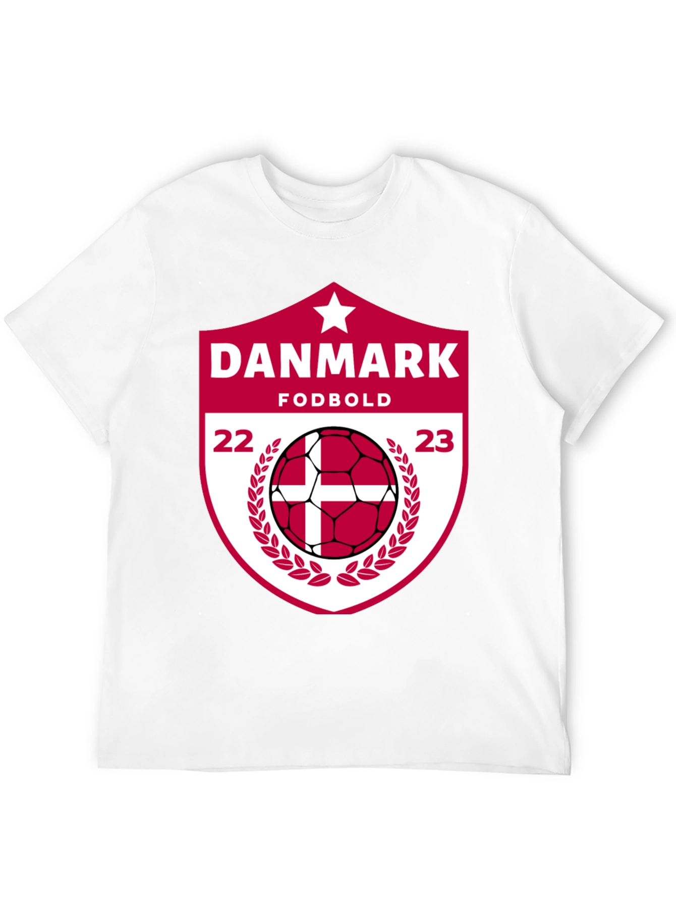 Denmark Soccer T-Shirt - Fodbold Fan Apparel