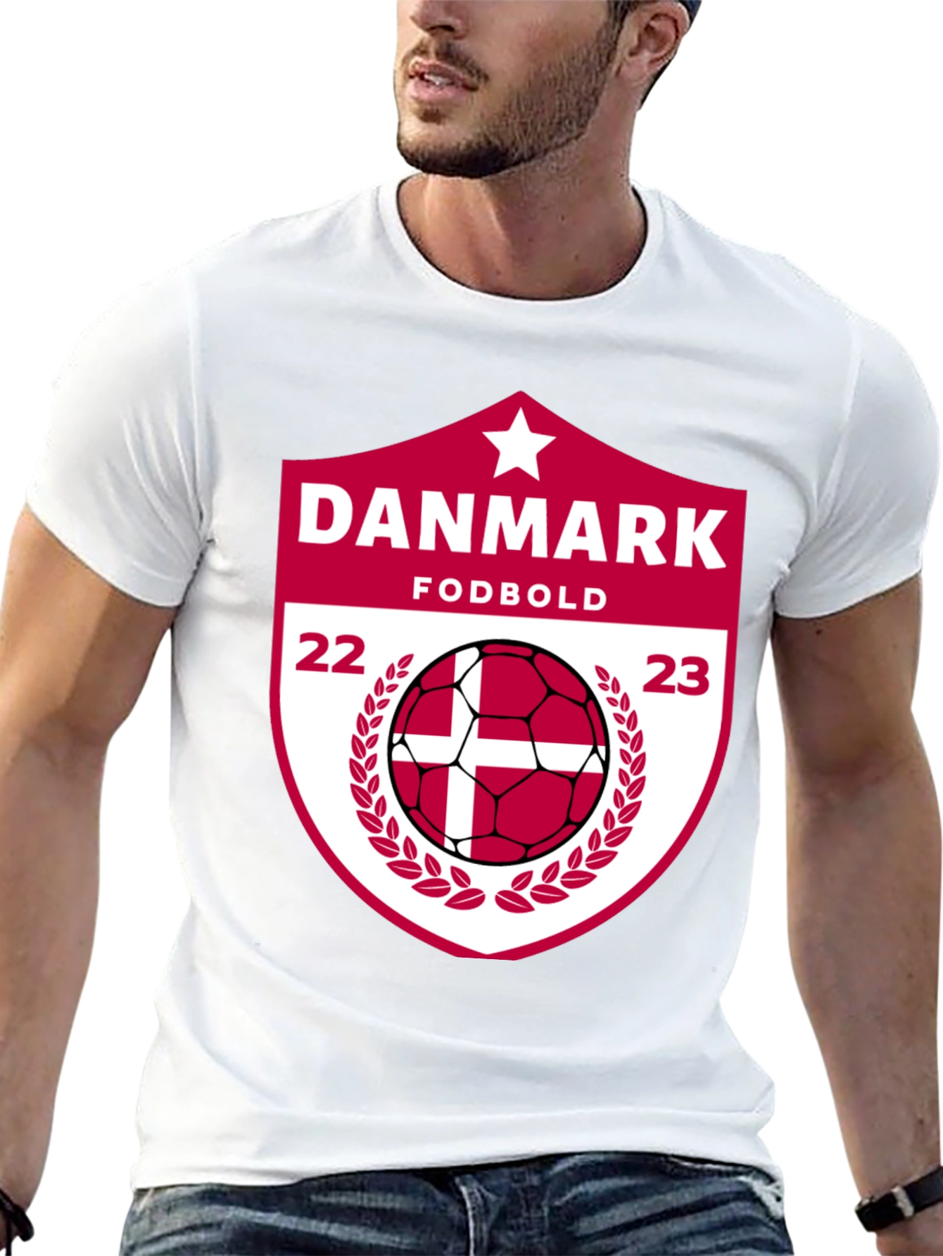 Denmark Soccer T-Shirt - Fodbold Fan Apparel