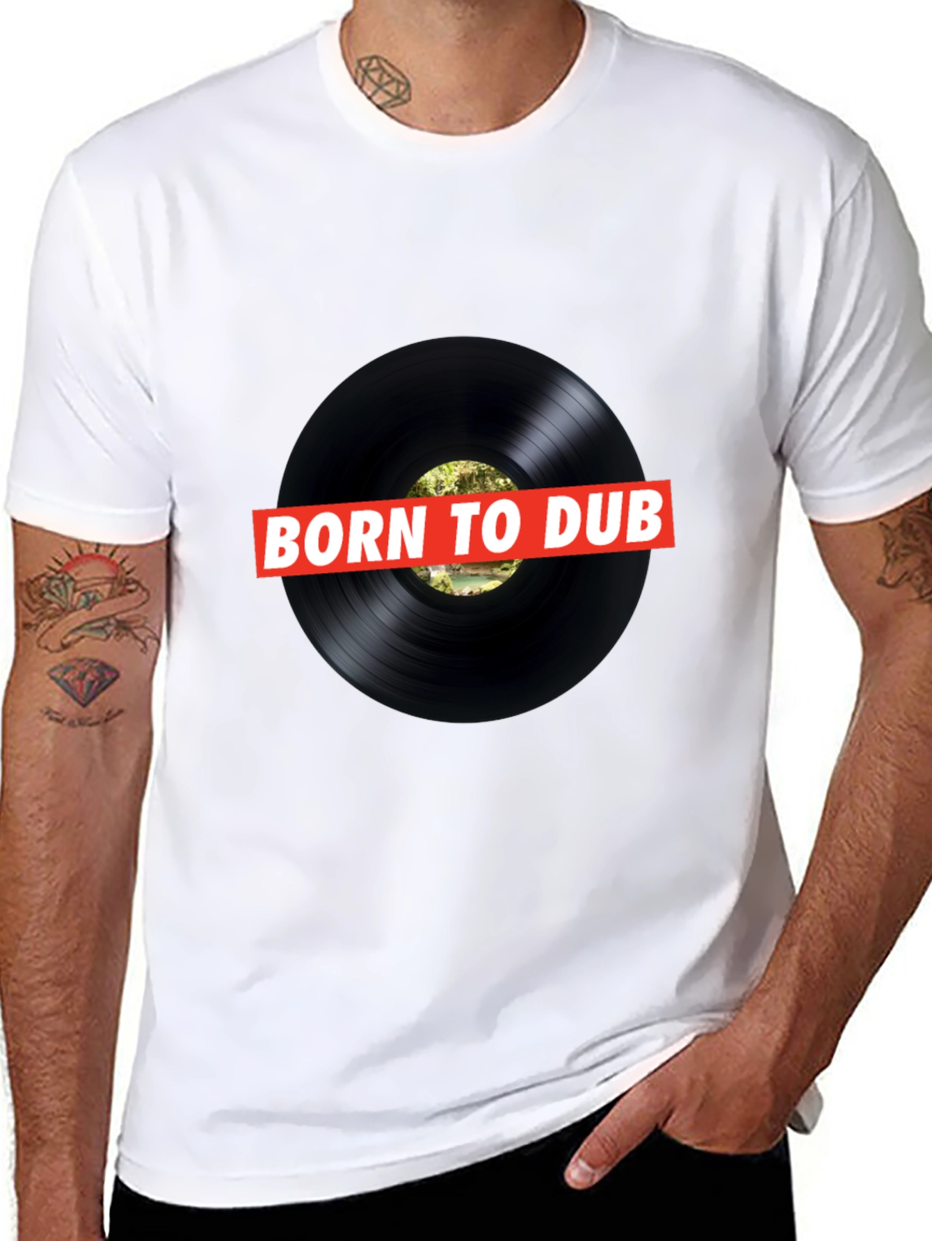 Born To Dub Black T-Shirt