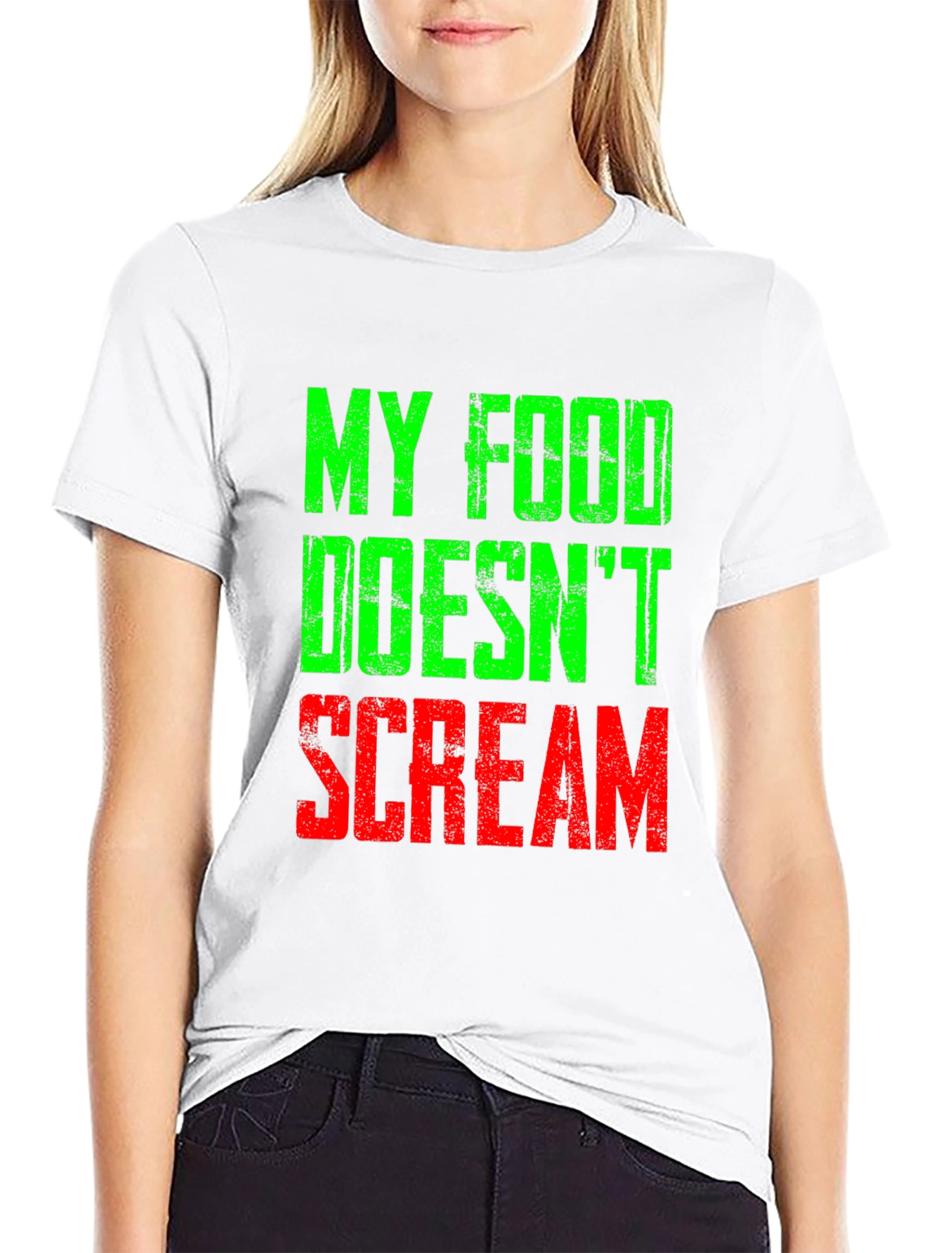My Food Doesnt Scream T-Shirt