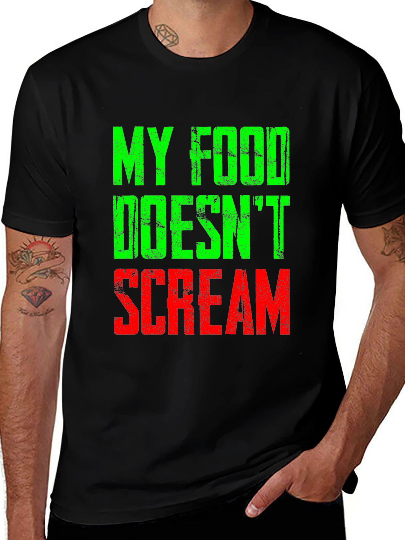 My Food Doesnt Scream T-Shirt