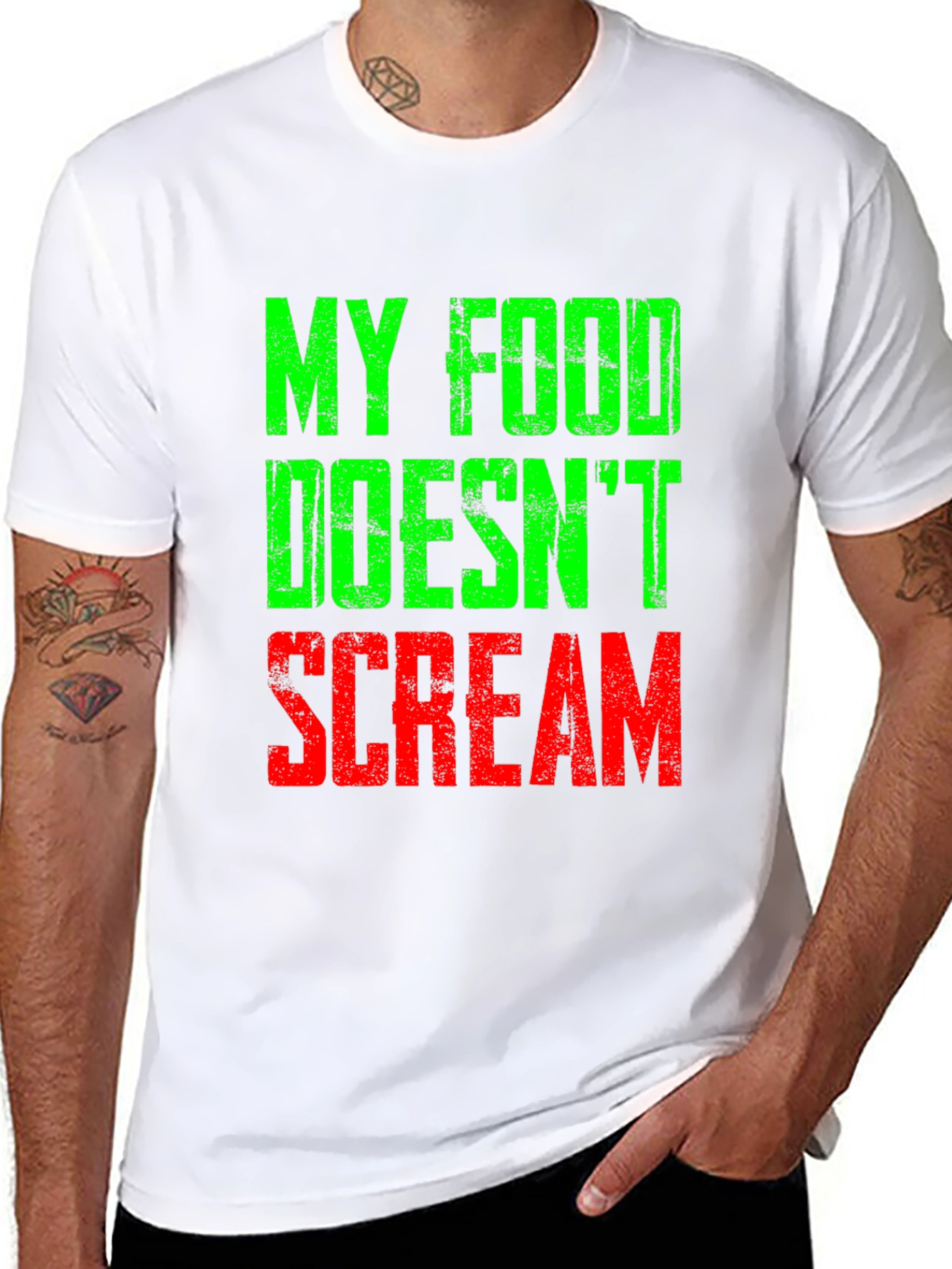 My Food Doesnt Scream T-Shirt