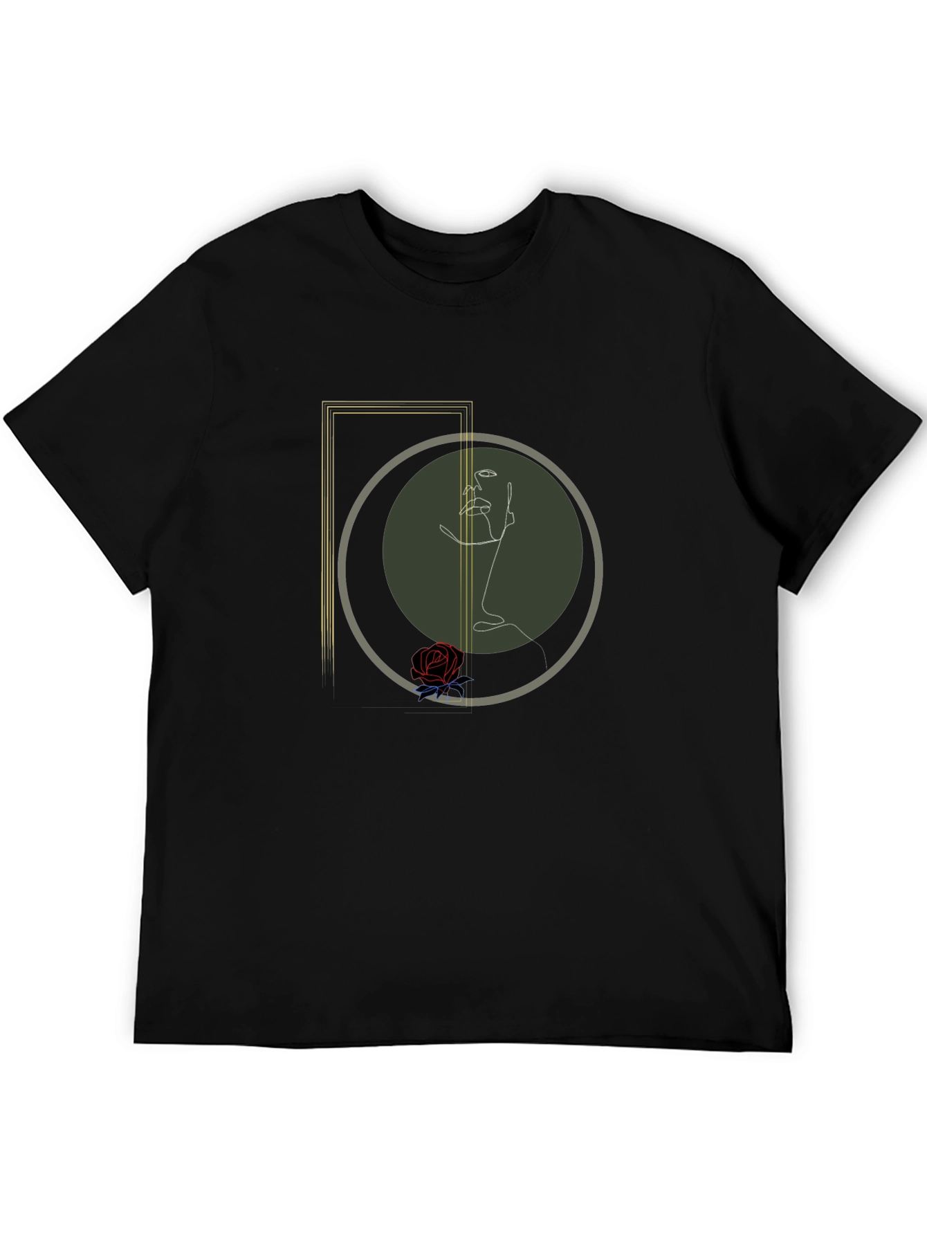 Abstract Line Art Graphic Tee