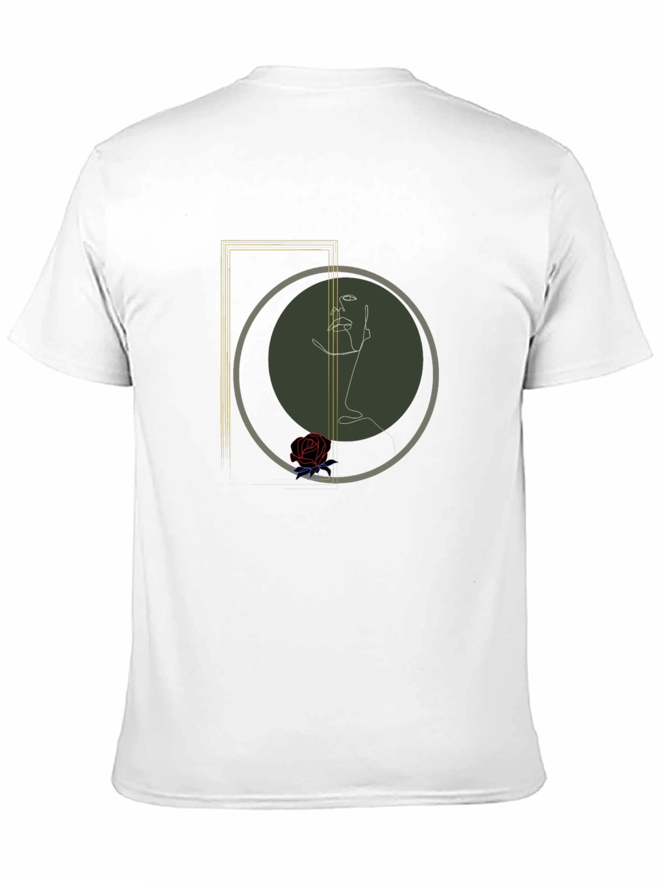 Abstract Line Art Graphic Tee