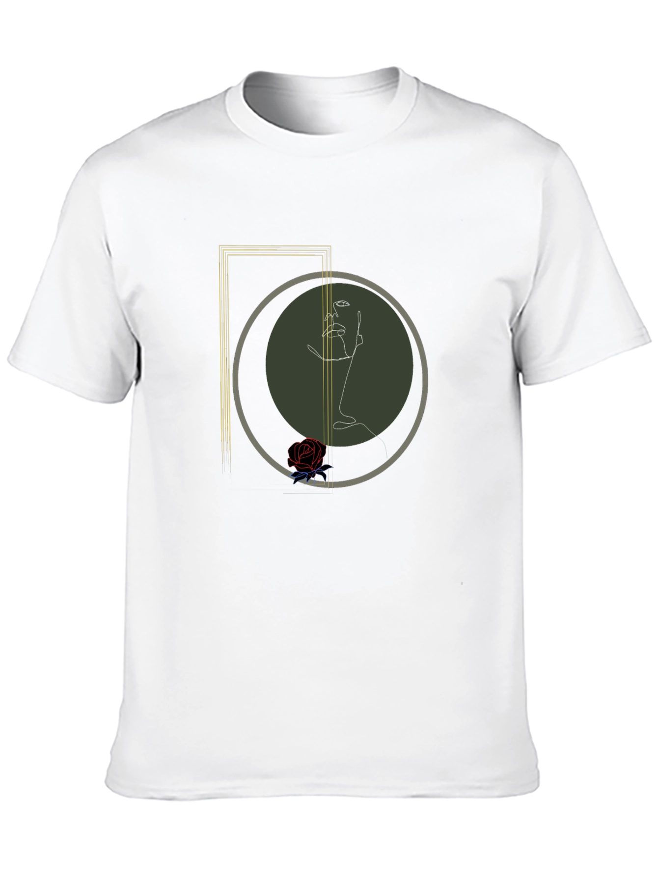 Abstract Line Art Graphic Tee