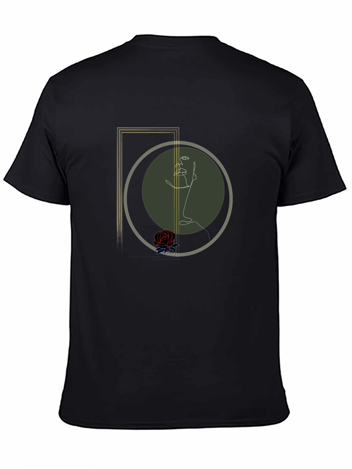 Abstract Line Art Graphic Tee