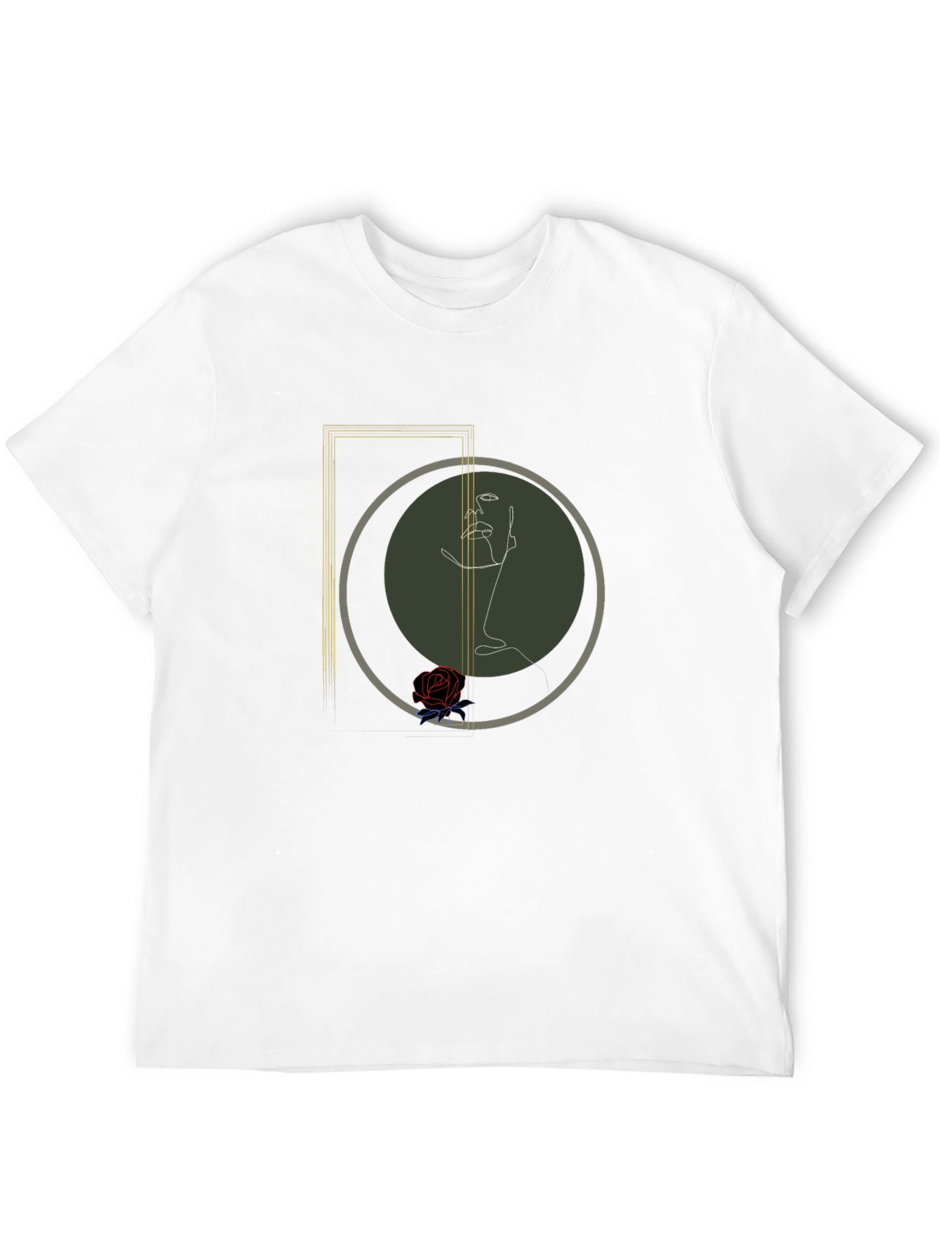 Abstract Line Art Graphic Tee