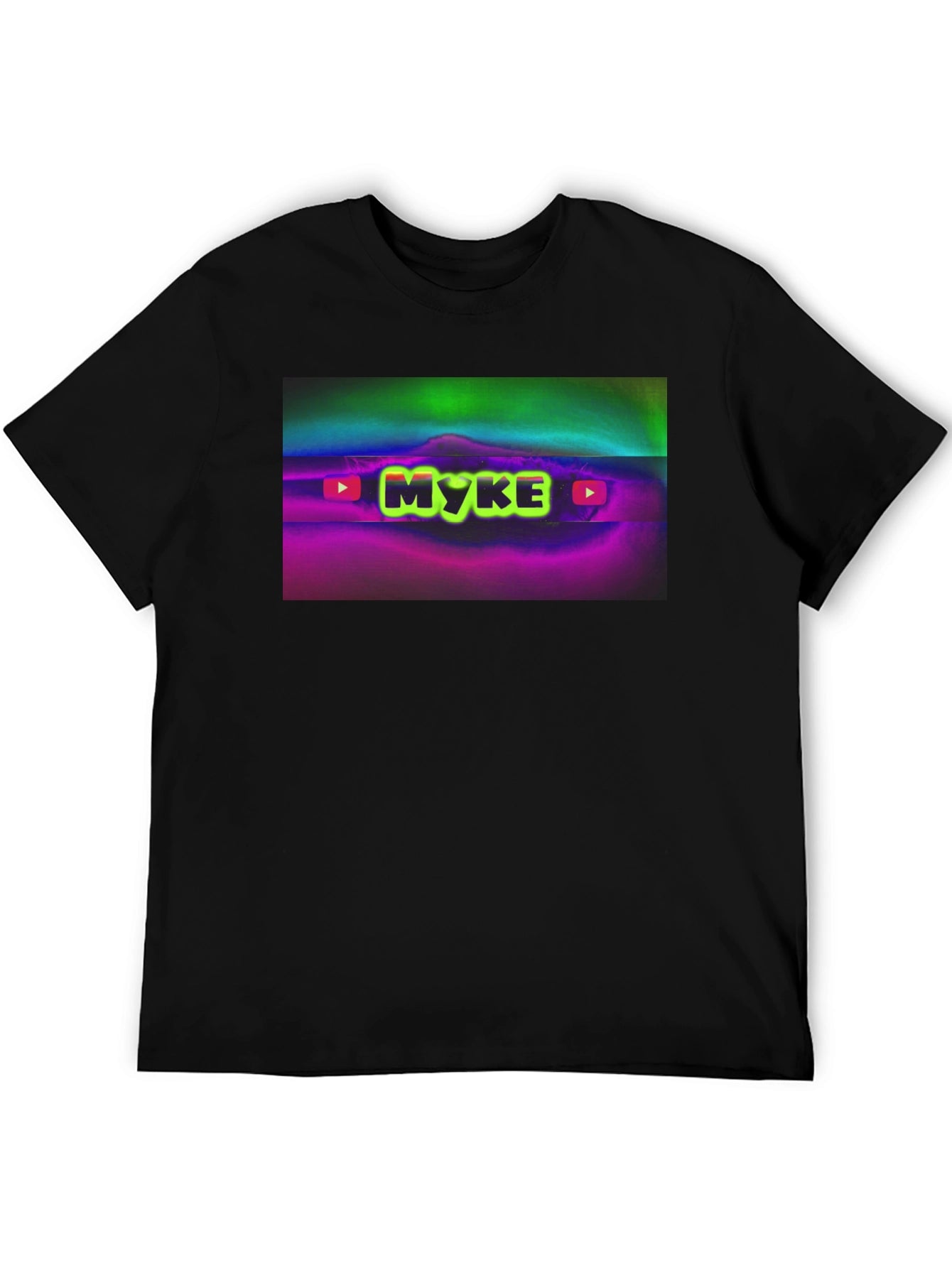 MYKE Logo Black T-Shirt: Stylish and Comfy!