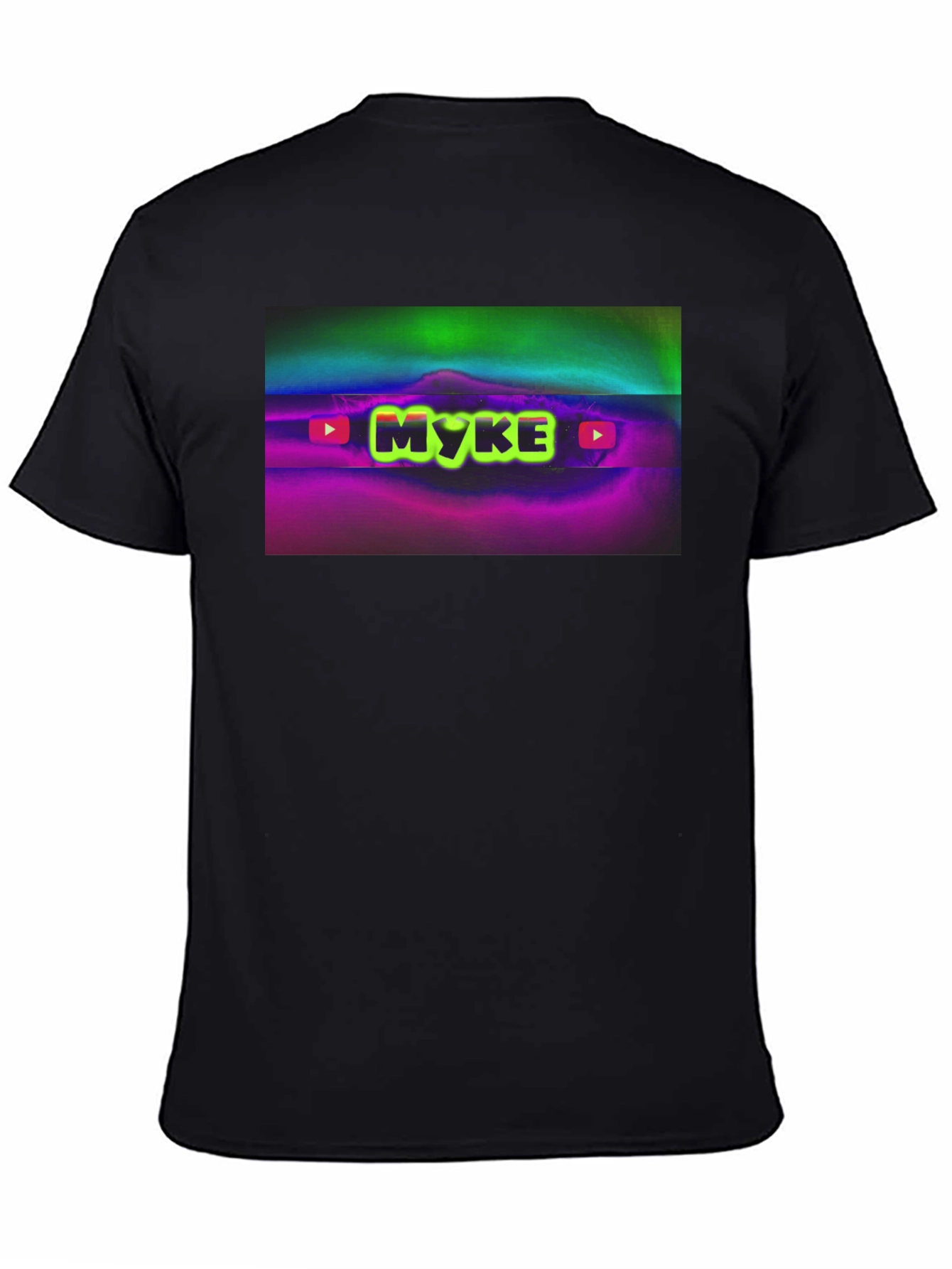 MYKE Logo Black T-Shirt: Stylish and Comfy!