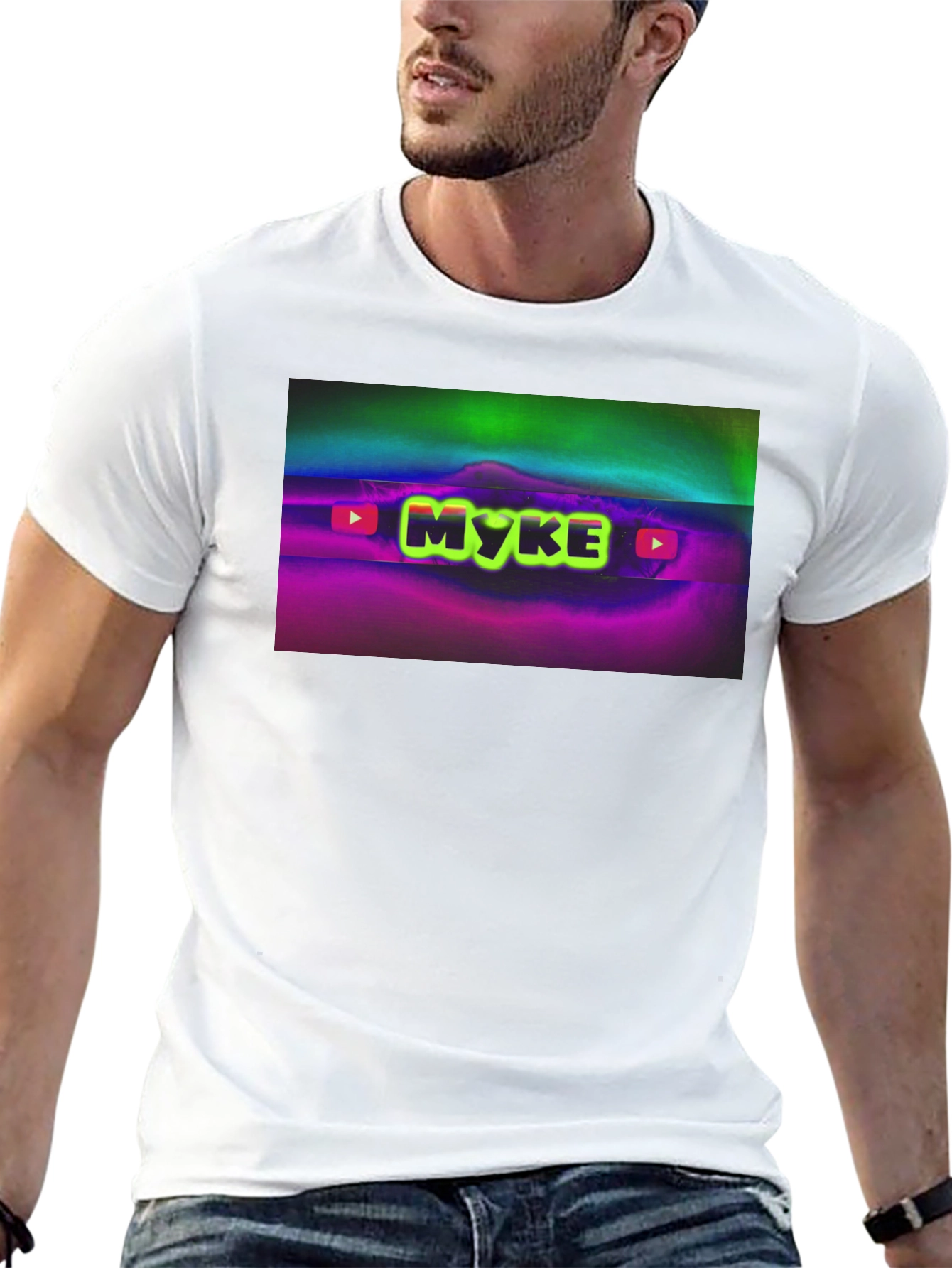 MYKE Logo Black T-Shirt: Stylish and Comfy!